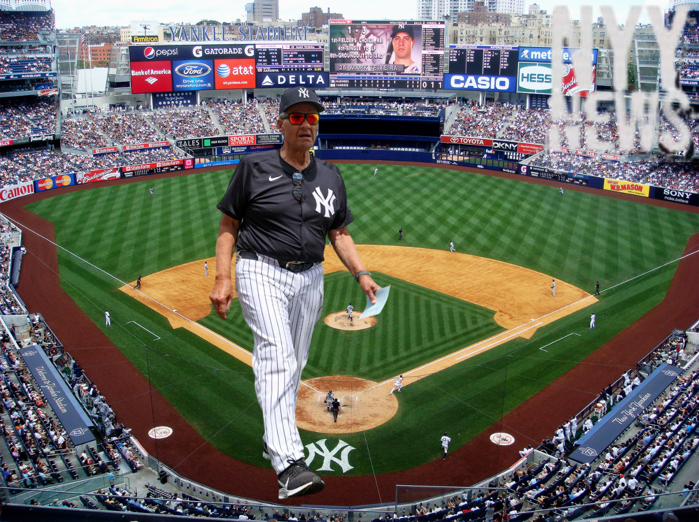 Bronx legend makes pitching change