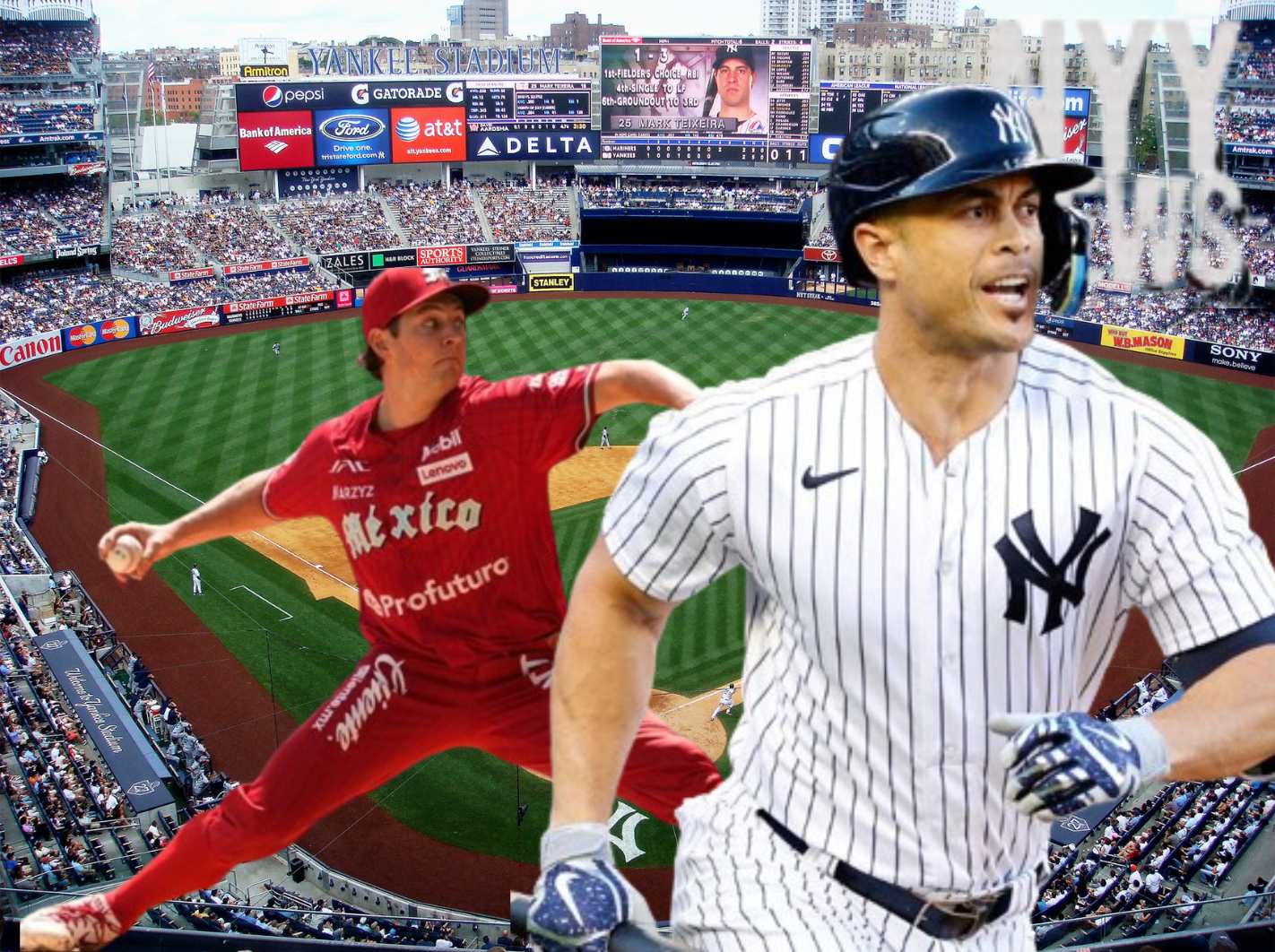 The Yankees are swept in Mexico by the Diablos Rojos