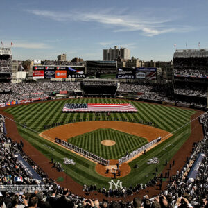 New York Yankees Unsigned Opening Week Stadium Photograph