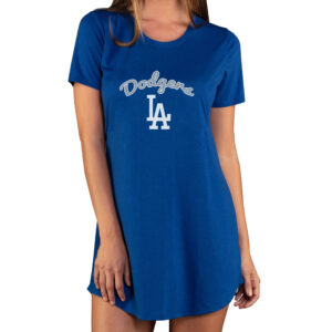 Women's Concepts Sport Royal Los Angeles Dodgers Marathon Knit Nightshirt