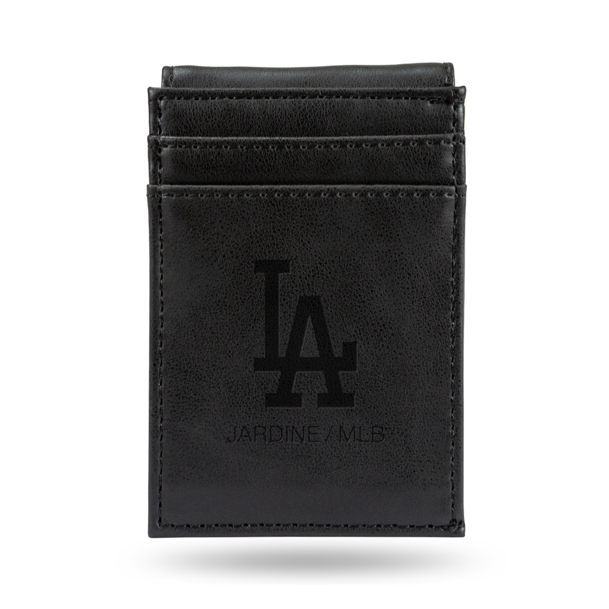 Black Los Angeles Dodgers Front Pocket Wallet
