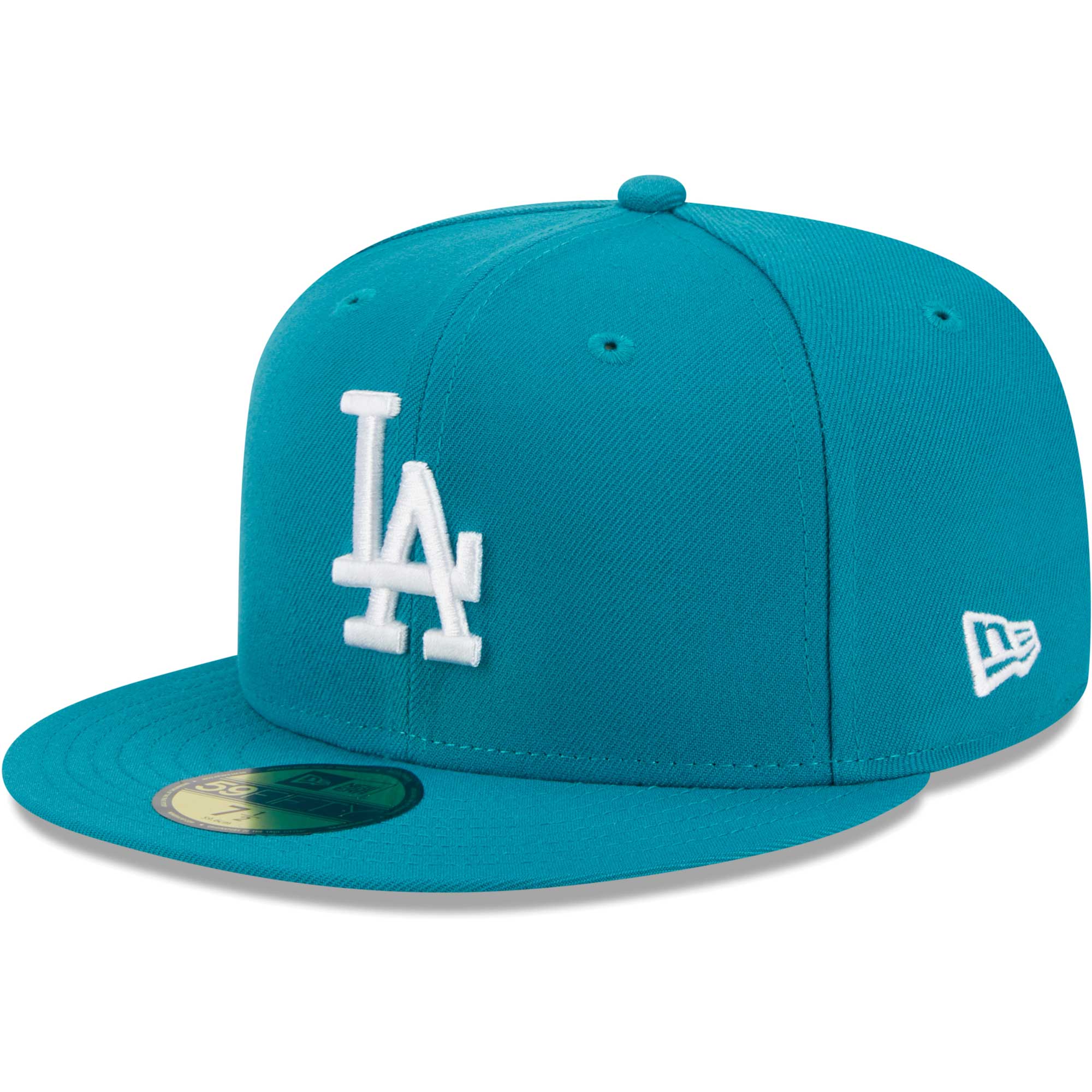 Men's New Era Turquoise Los Angeles Dodgers 59FIFTY Fitted Hat