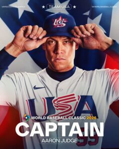 ALL RISE: Aaron Judge to Lead Team USA in the 2026 World Baseball Classic