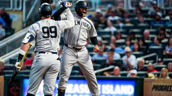 Grisham’s Power Surge Lifts Yankees to 10-5 Victory Over Twins
