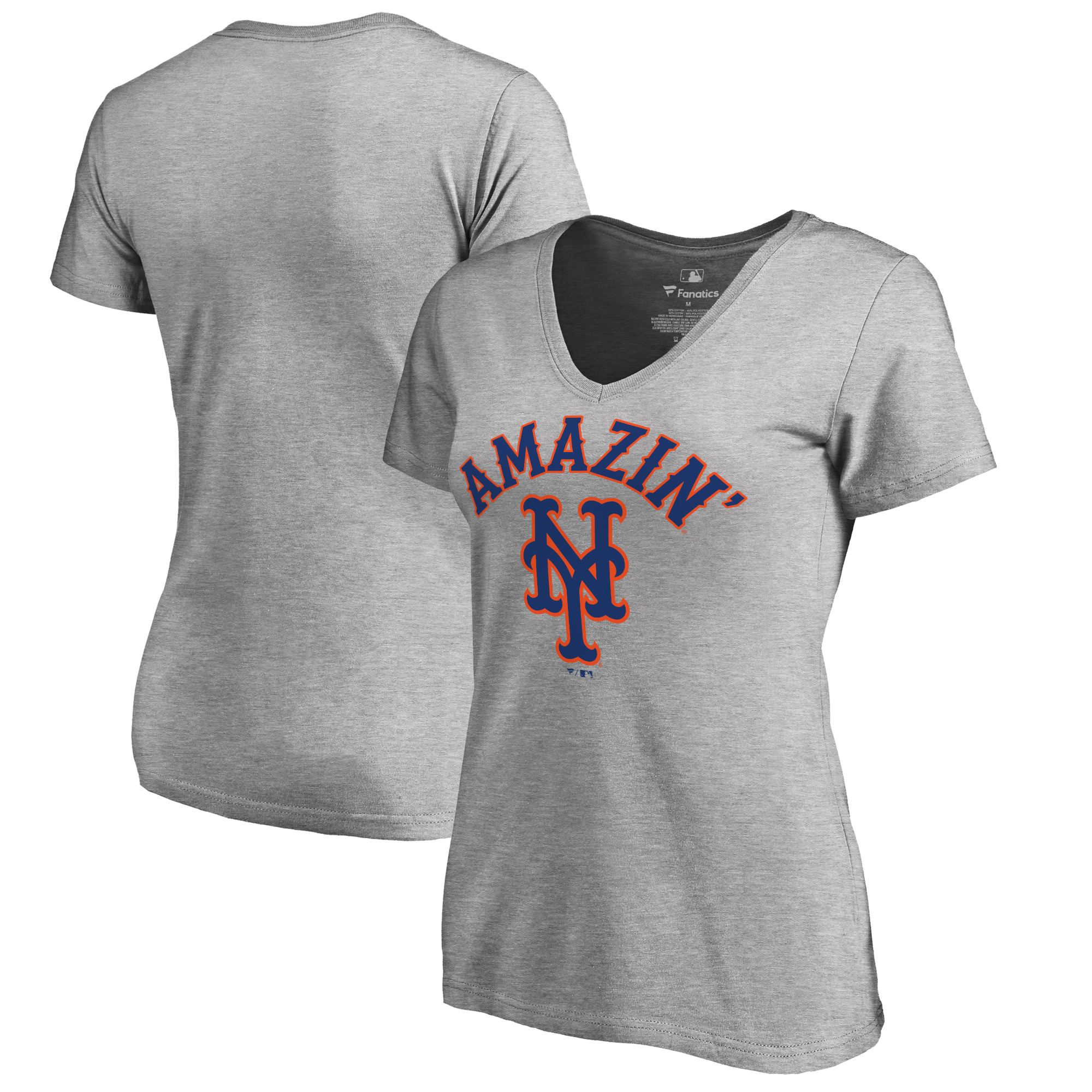 Women’s Ash New York Mets Amazin Hometown T-Shirt