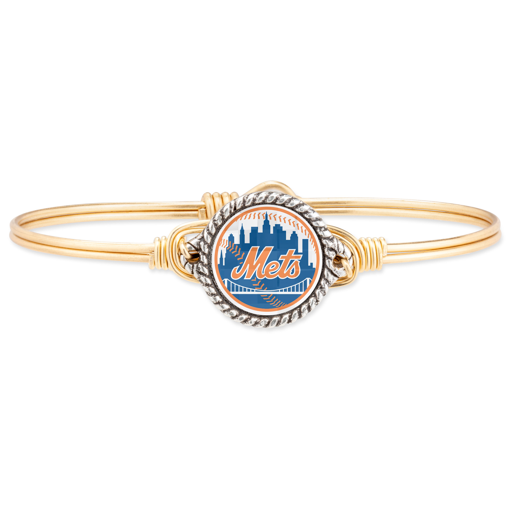 Women’s Luca + Danni Gold New York Mets Bangle Bracelet