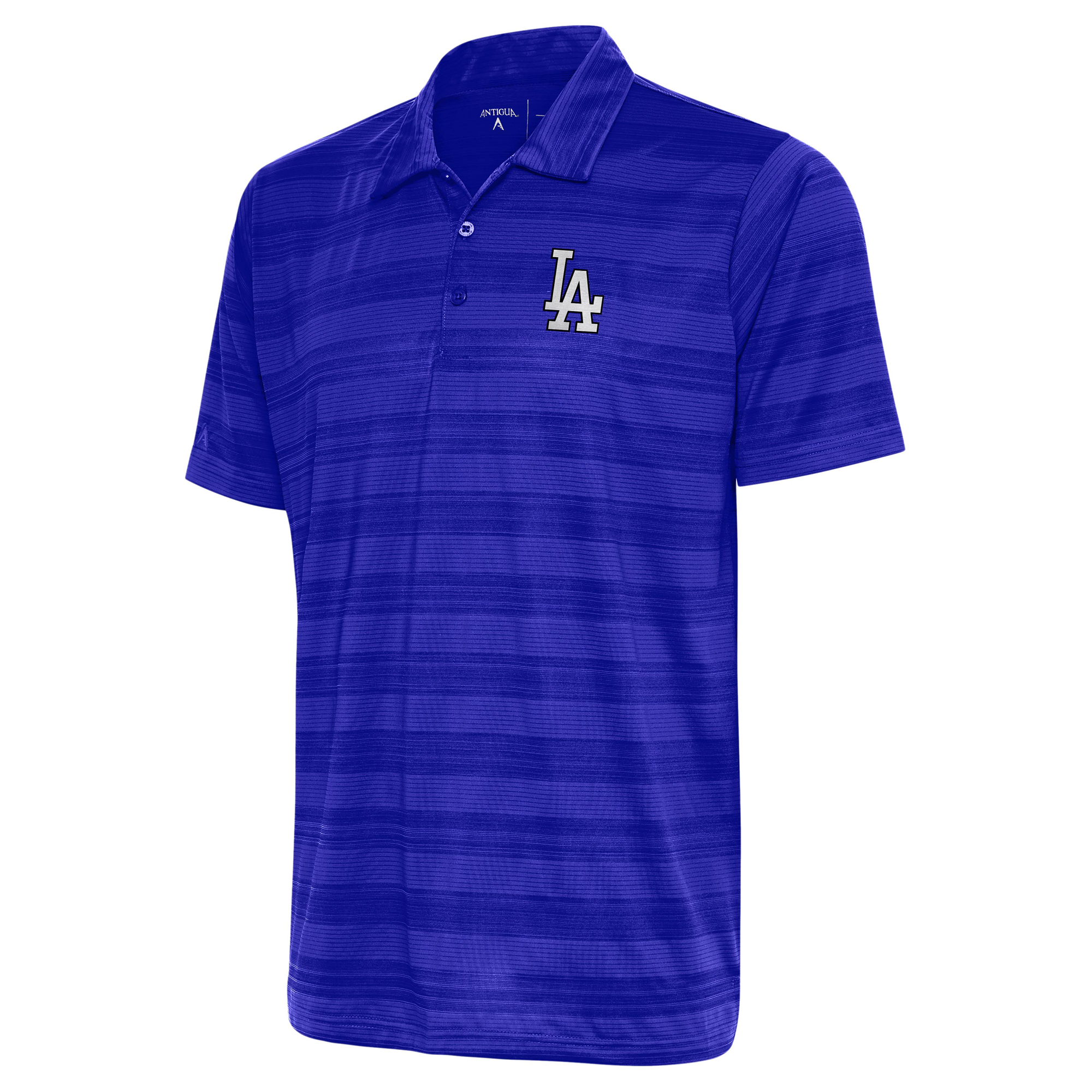 Men’s Antigua Royal Los Angeles Dodgers Metallic Compass Polo