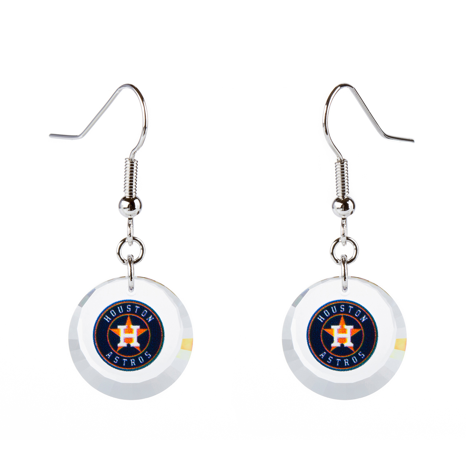 Houston Astros Swarovski Pick Off Earrings Houston Astros Fan Edition