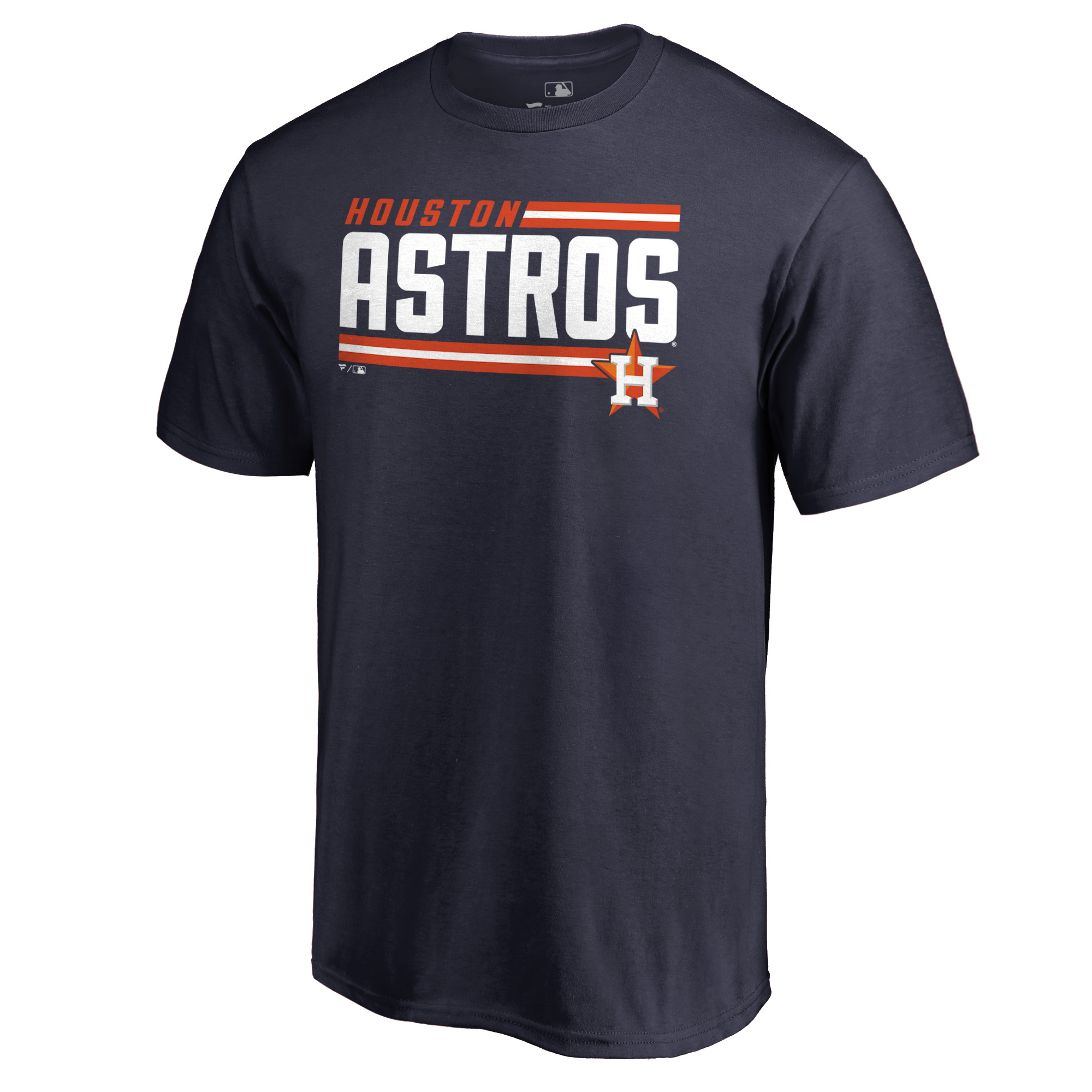 Men’s Navy Houston Astros Onside Stripe T-Shirt Houston Astros Fan Edition