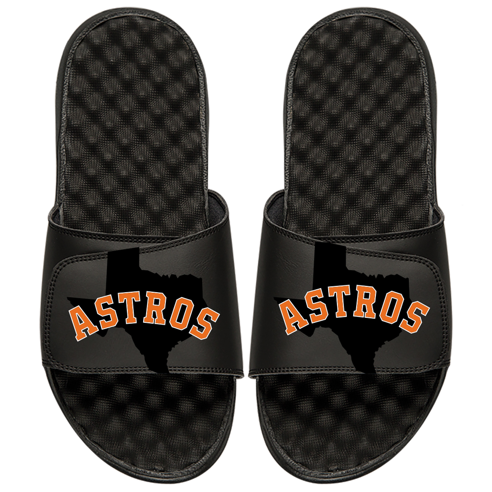 Houston Astros ISlide MLB Tonal Pop Slide Sandals – Black Houston Astros Fan Edition