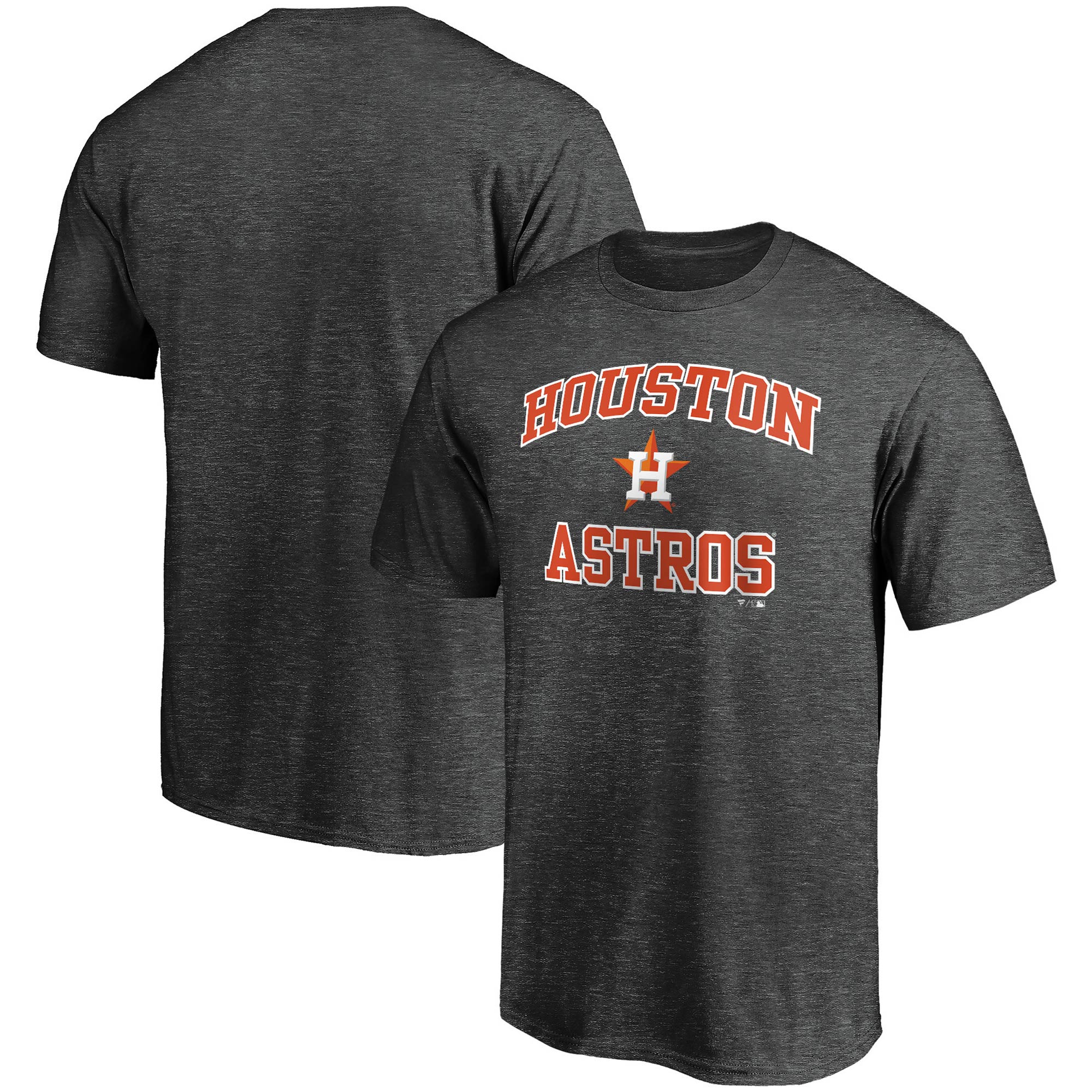 Men’s Fanatics Charcoal Houston Astros Heart & Soul T-Shirt Houston Astros Fan Edition