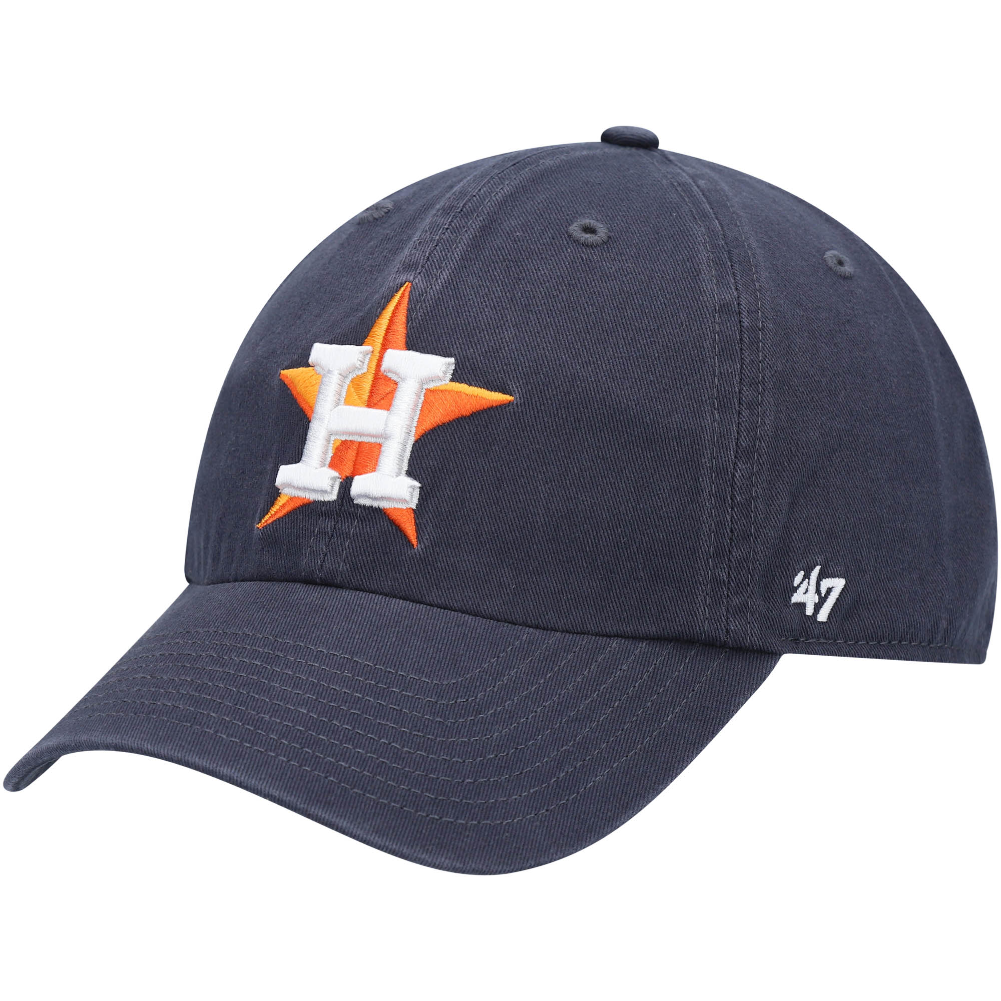 Men’s ’47 Navy Houston Astros Heritage Clean Up Adjustable Hat Houston Astros Fan Edition