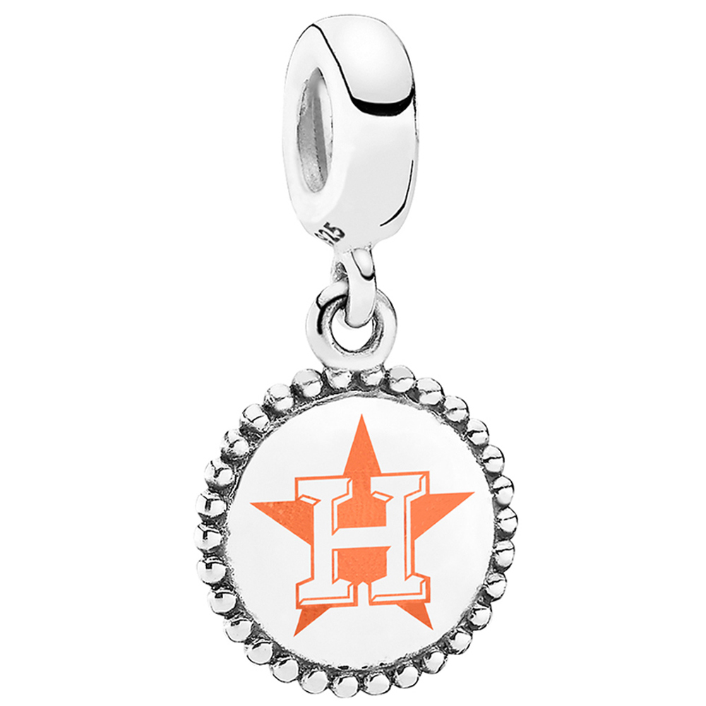 Women’s Pandora Houston Astros Color Dangle Charm Houston Astros Fan Edition