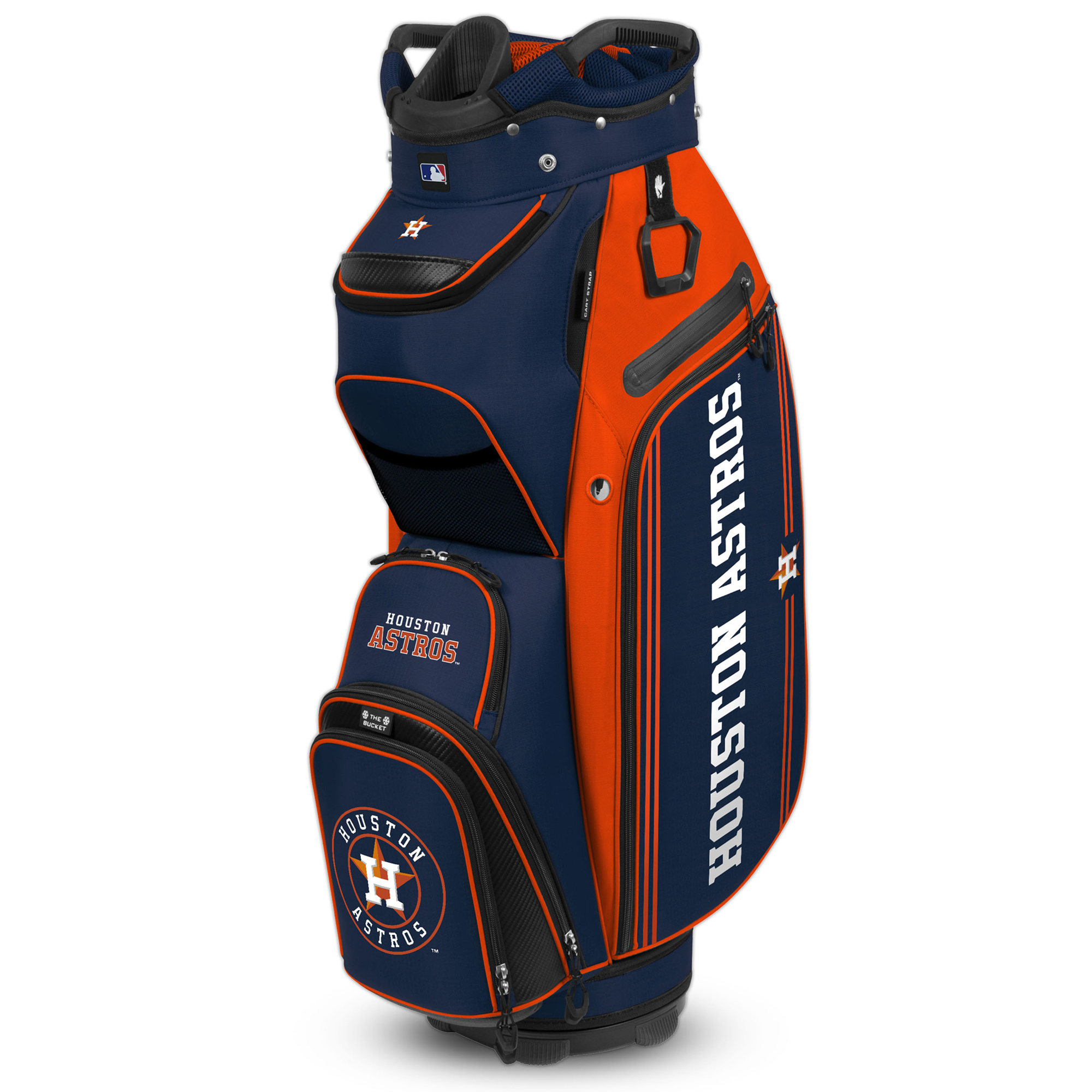 WinCraft Houston Astros Bucket III Cooler Cart Golf Bag Houston Astros Fan Edition