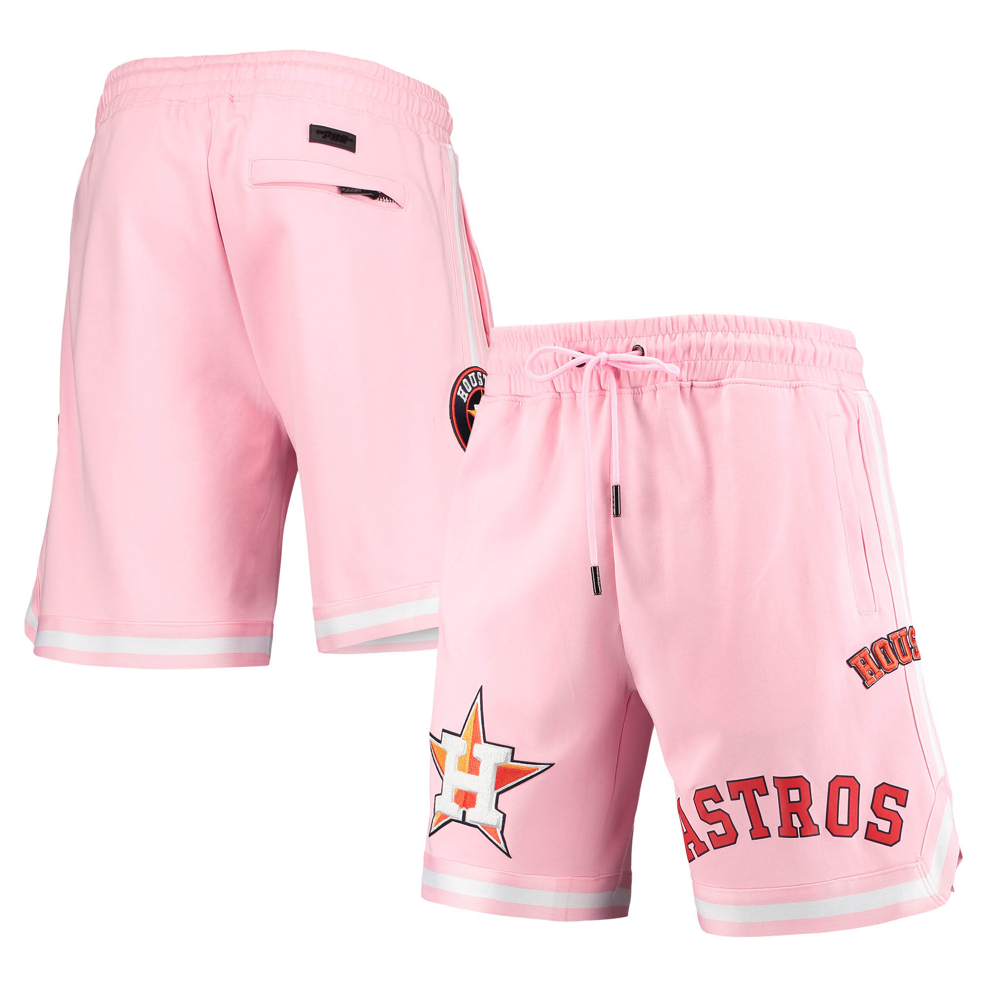 Men’s Pro Standard Pink Houston Astros Logo Club Shorts Houston Astros Fan Edition