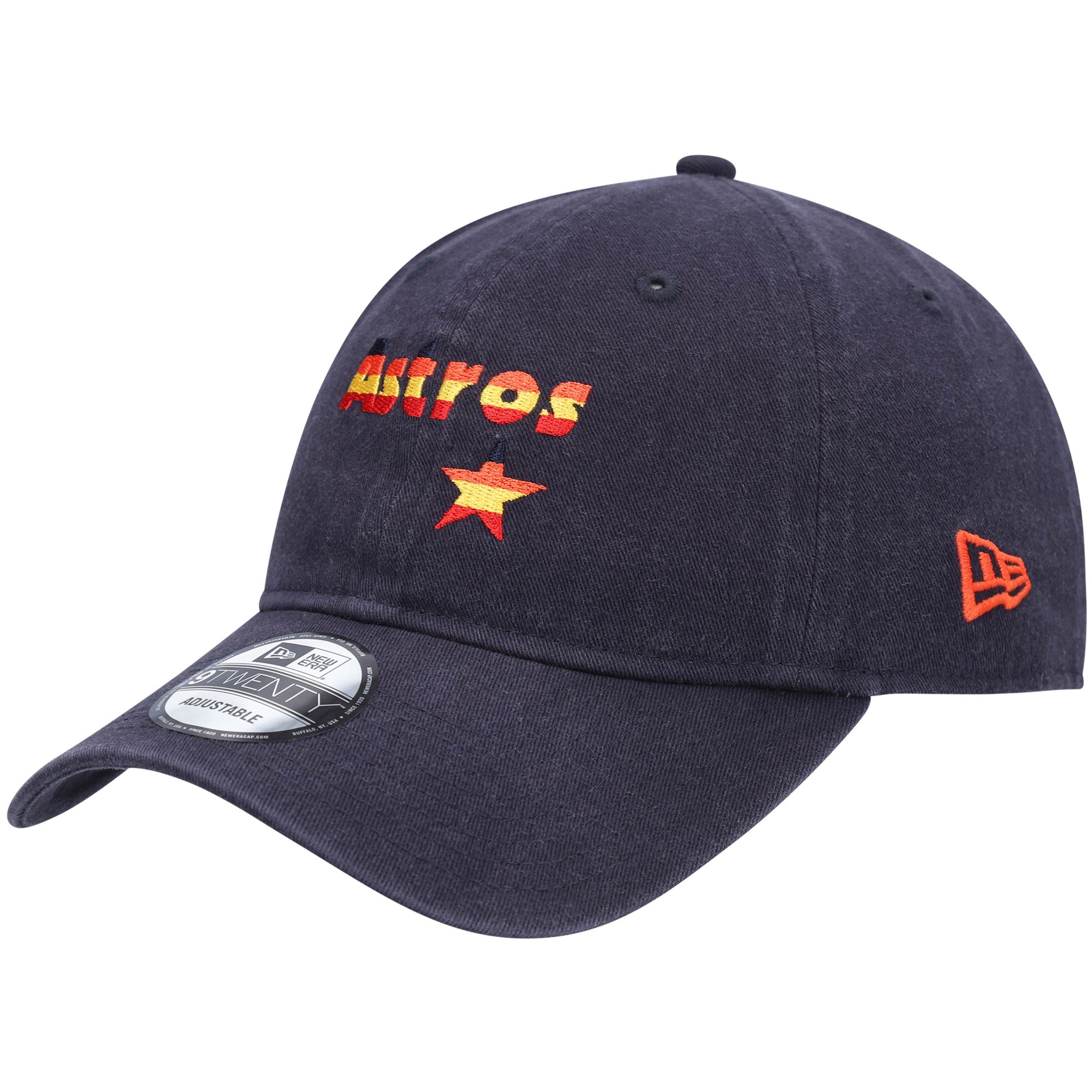Men’s New Era Navy Houston Astros Fashion Core Classic 9TWENTY Adjustable Hat Houston Astros Fan Edition
