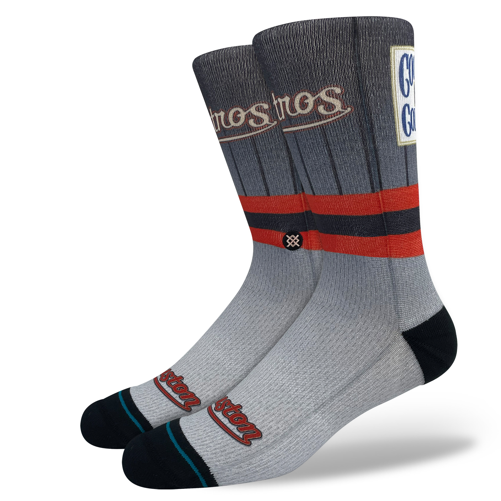 Men’s Stance Houston Astros Cooperstown Collection Crew Socks Houston Astros Fan Edition