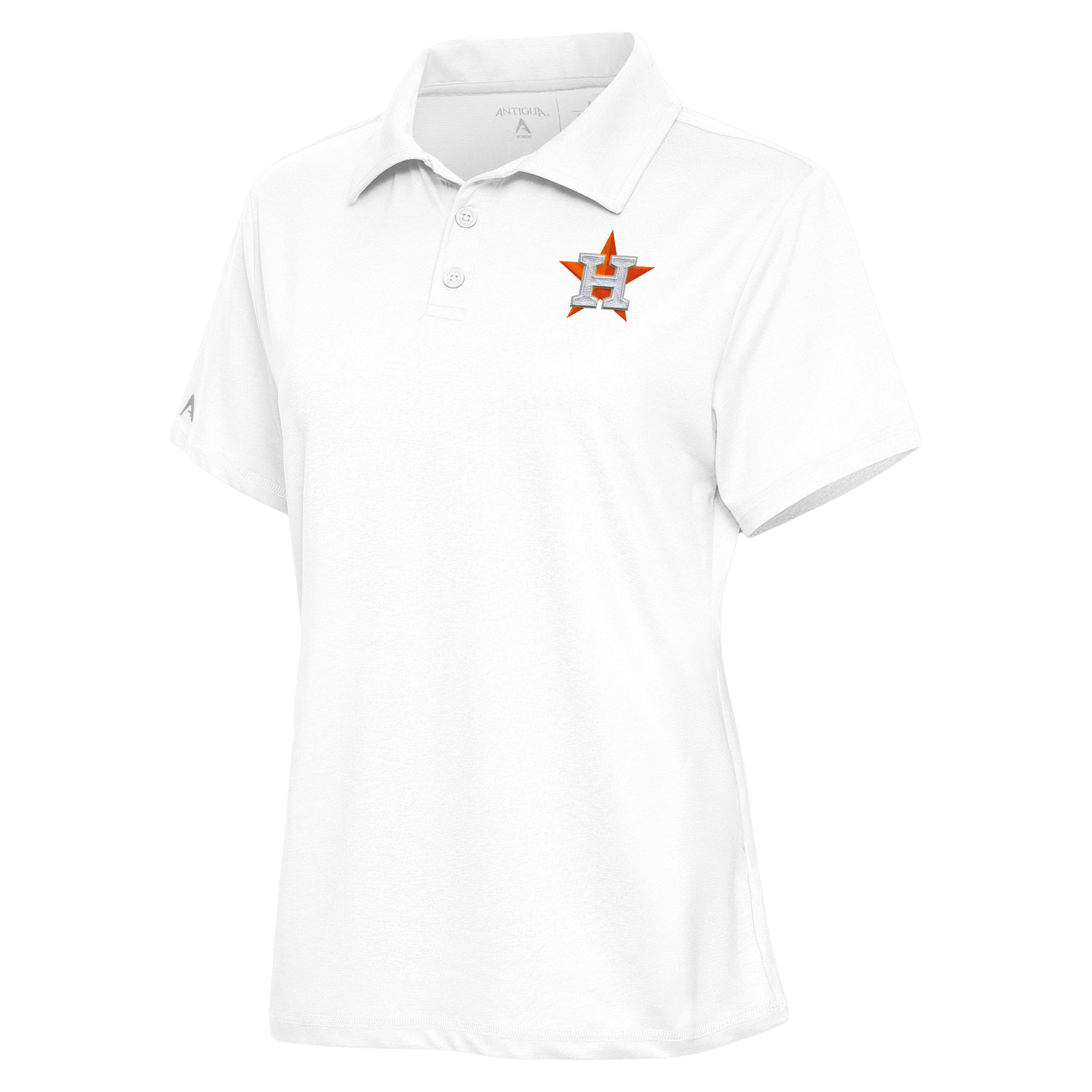 Women’s Antigua  White Houston Astros Motivated Polo Houston Astros Fan Edition