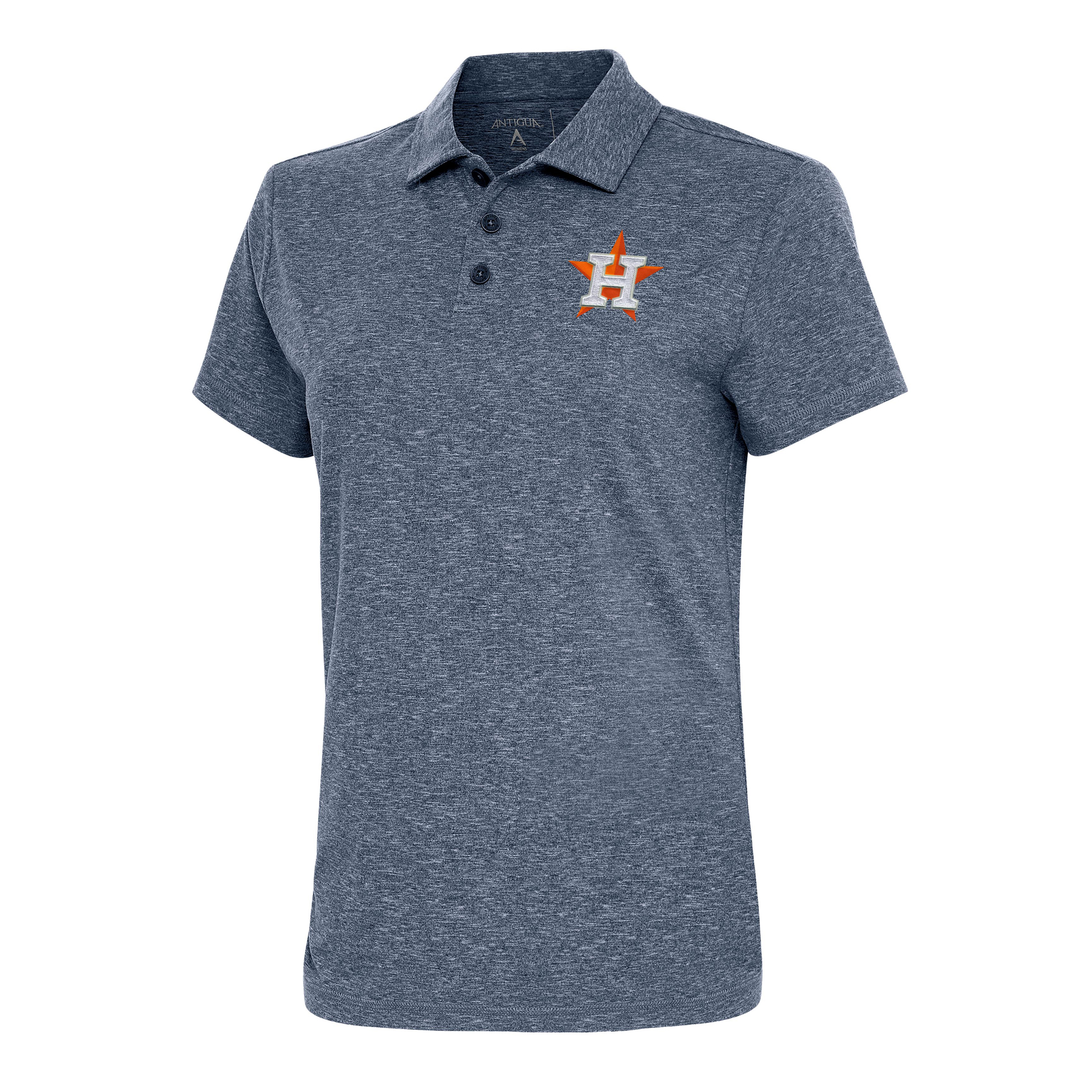 Women’s Antigua  Heather Navy Houston Astros Motivated Polo Houston Astros Fan Edition