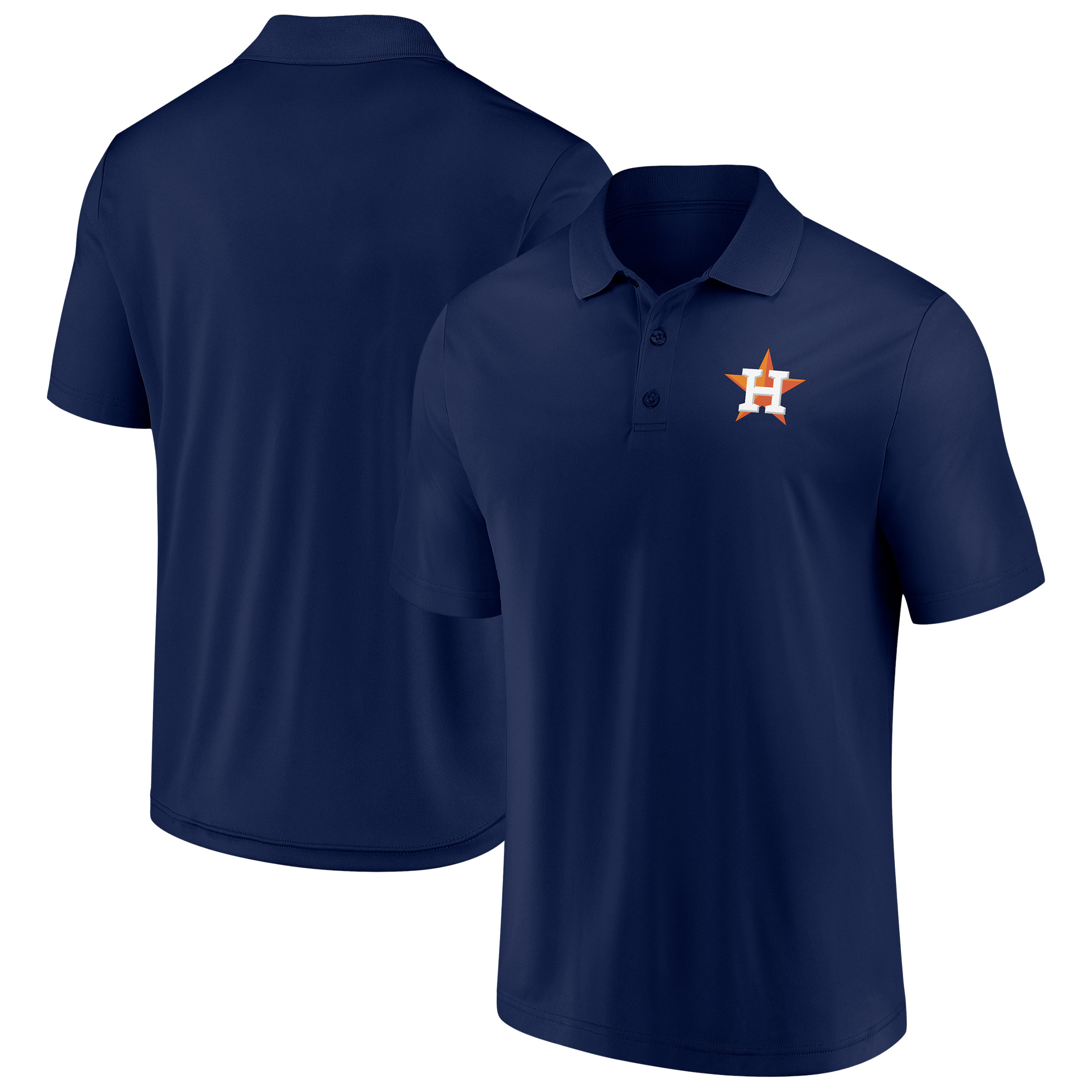 Men’s Fanatics Navy Houston Astros Primary Logo Polo Houston Astros Fan Edition