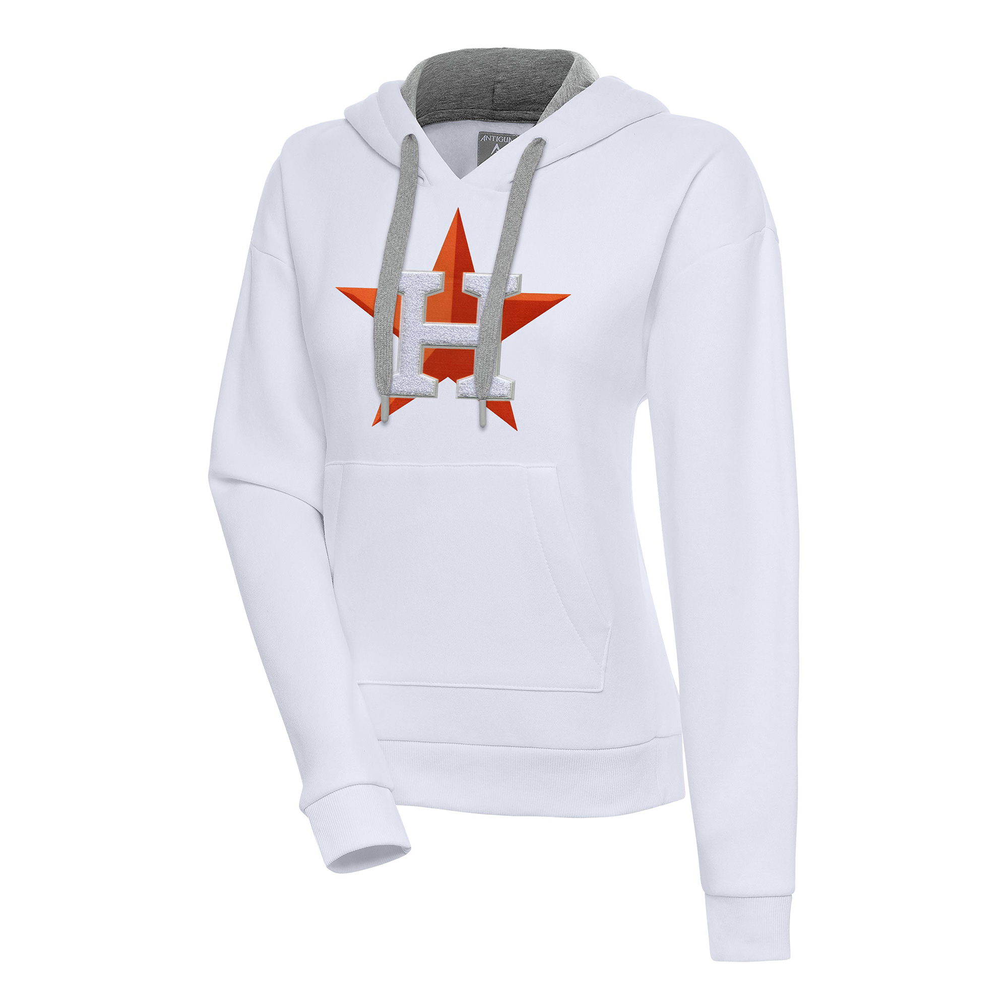 Women’s Antigua  White Houston Astros Victory Pullover Hoodie Houston Astros Fan Edition