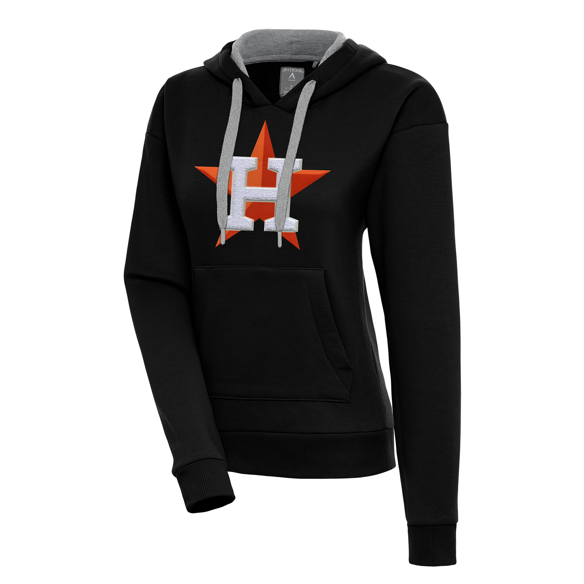 Women’s Antigua  Black Houston Astros Victory Pullover Hoodie Houston Astros Fan Edition