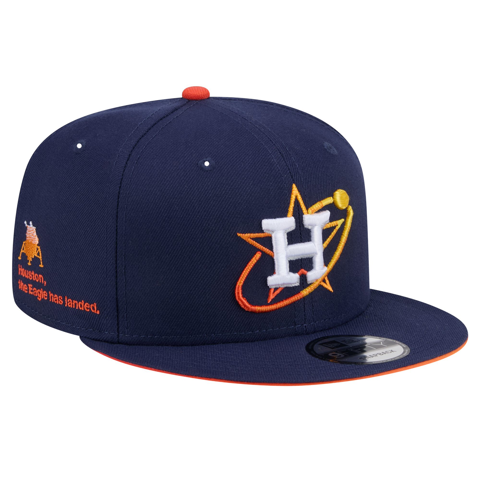 Men’s New Era Navy Houston Astros City Connect 9FIFTY Snapback Hat Houston Astros Fan Edition