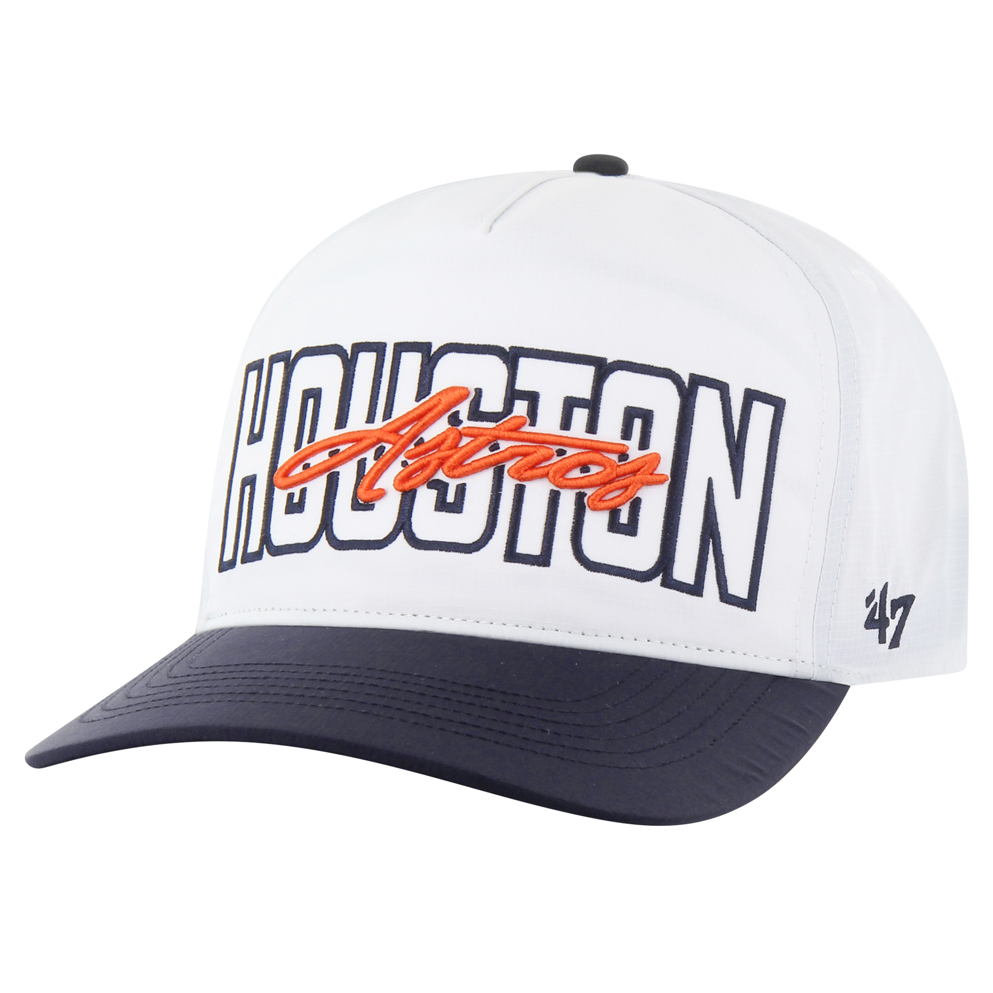 Men’s ’47 White Houston Astros Lineman Hitch Adjustable Hat Houston Astros Fan Edition
