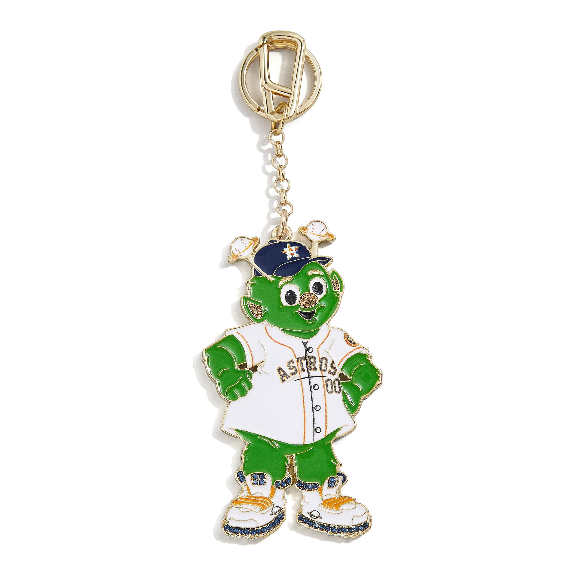 BaubleBar Houston Astros Mascot Bag Keychain Houston Astros Fan Edition