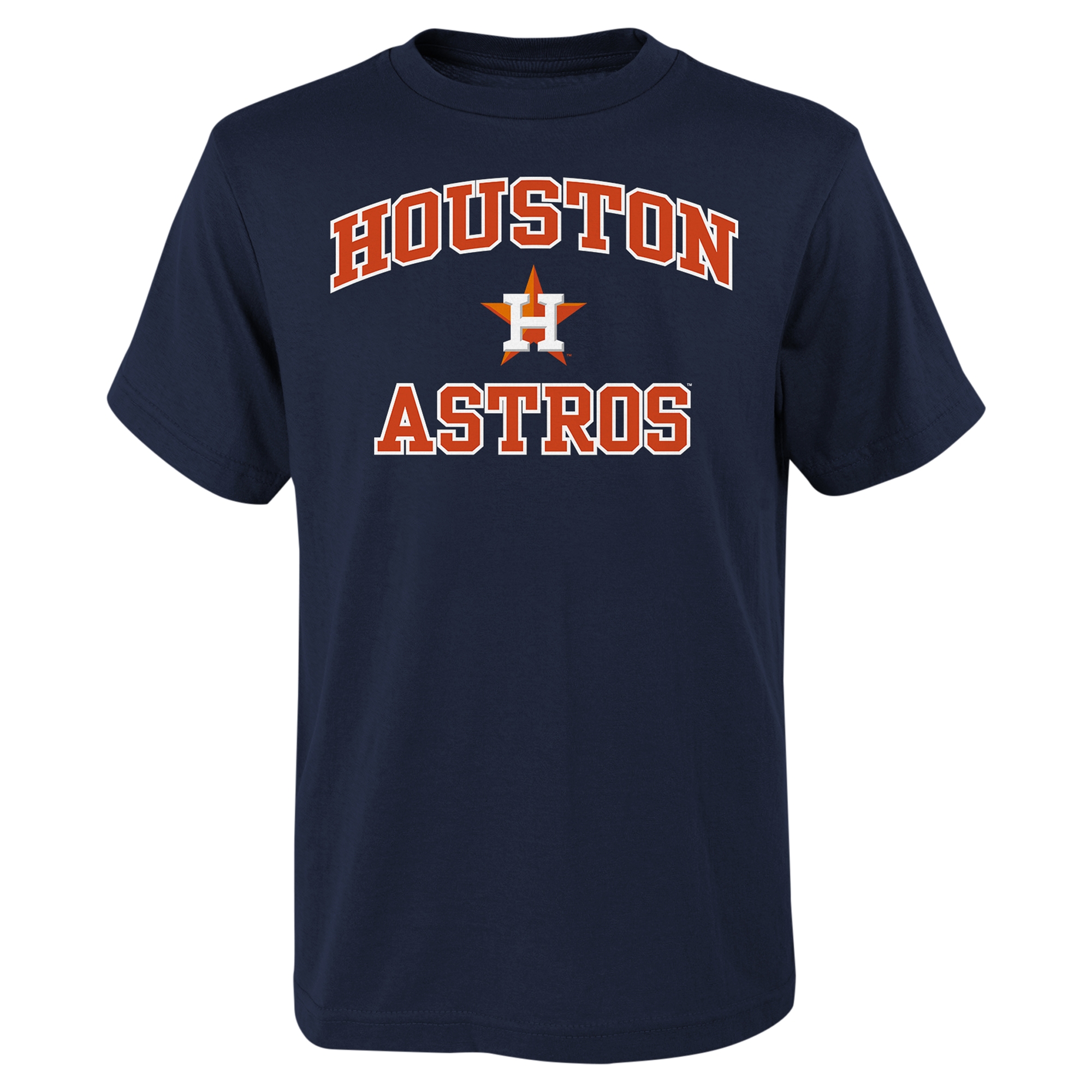 Youth Navy Houston Astros Heart & Soul T-Shirt Houston Astros Fan Edition