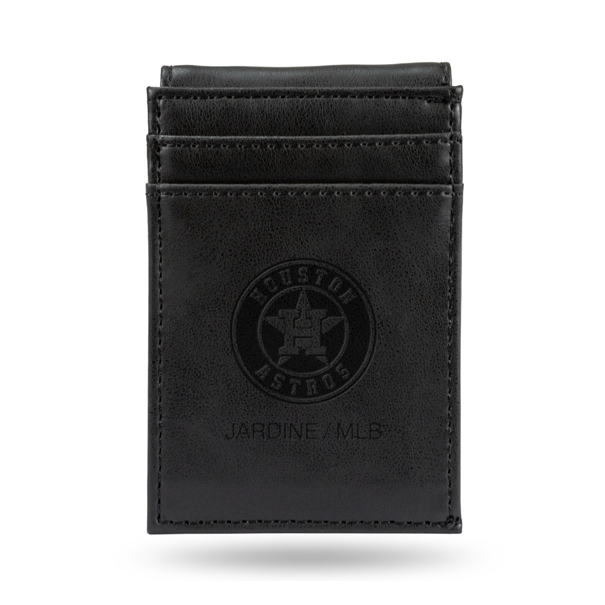 Black Houston Astros Front Pocket Wallet Houston Astros Fan Edition