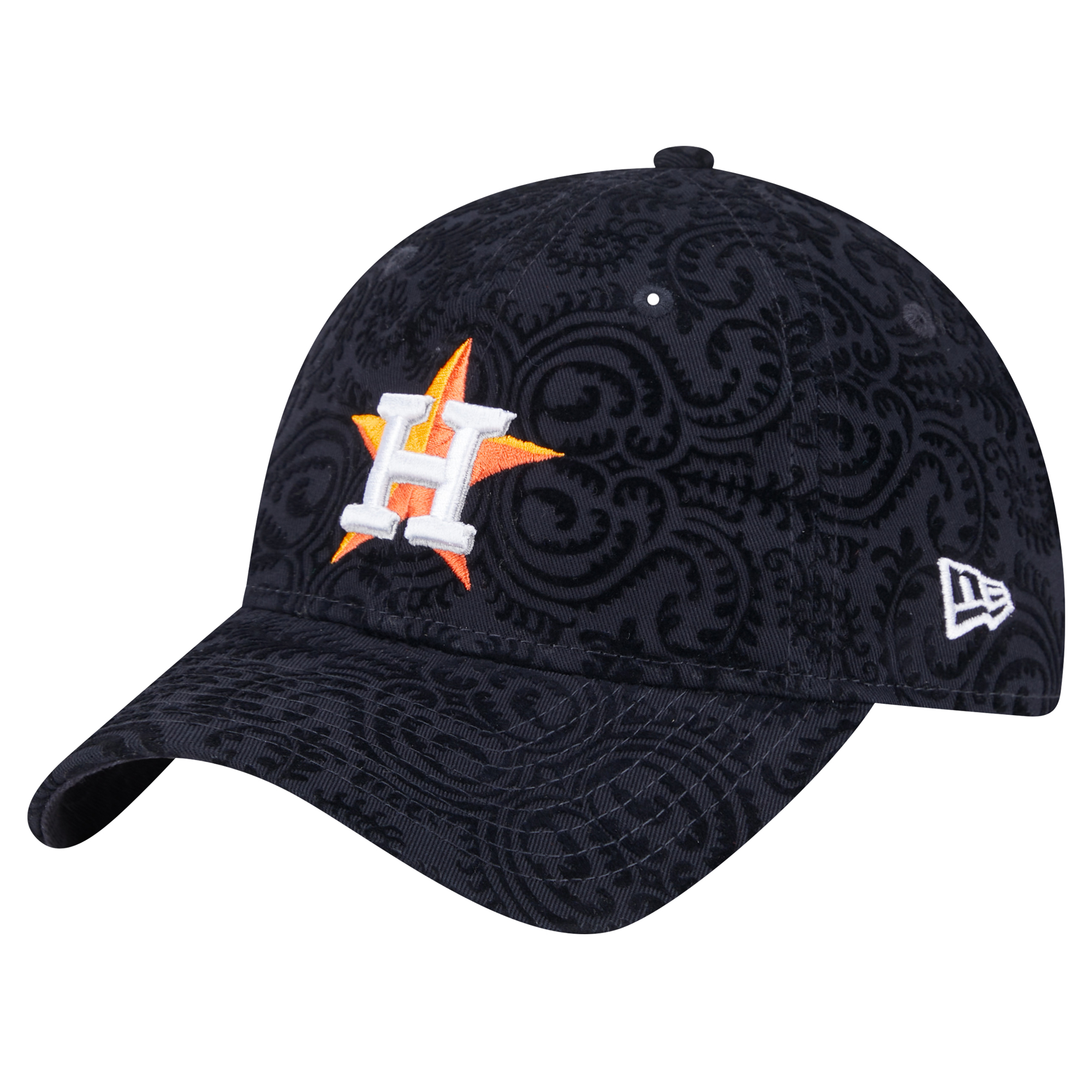 Women’s New Era Navy Houston Astros Flair 9TWENTY Adjustable Hat Houston Astros Fan Edition