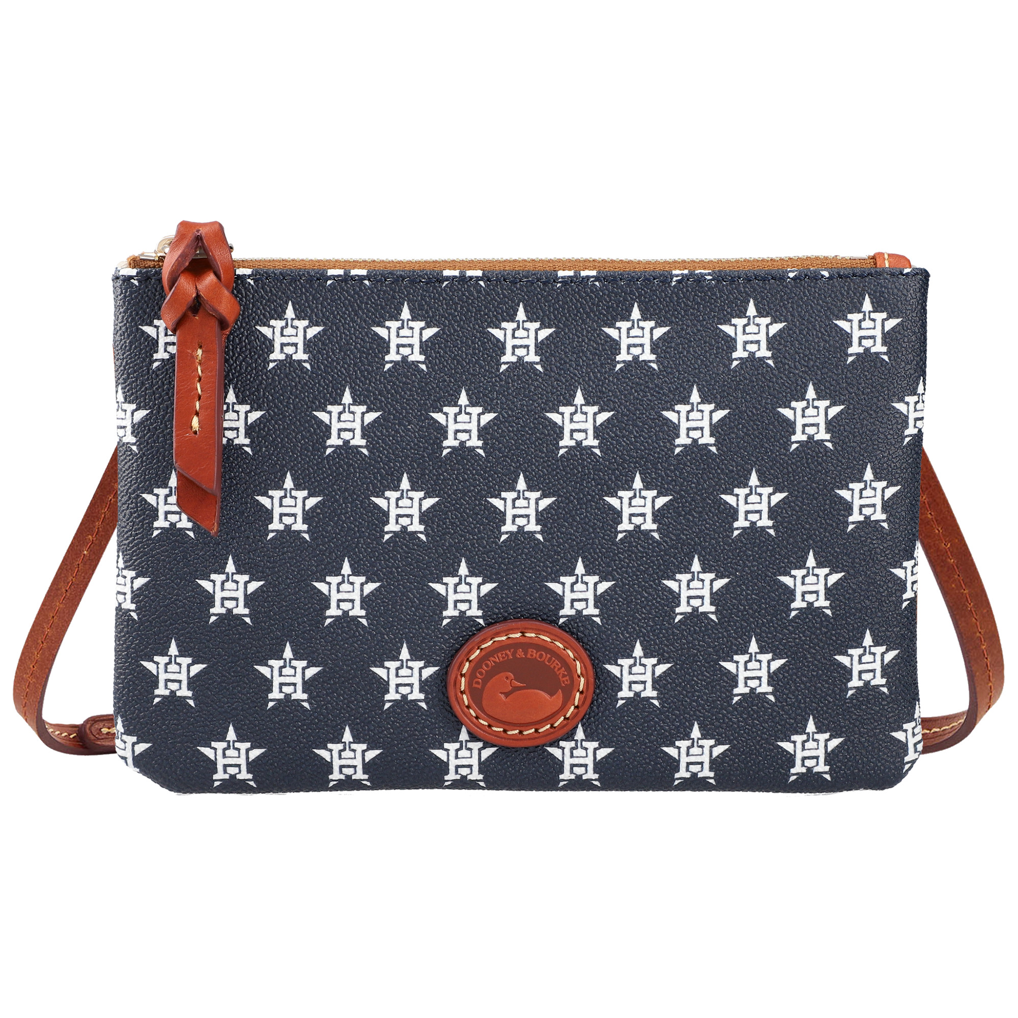 Dooney & Bourke Houston Astros Top Zip Crossbody Purse Houston Astros Fan Edition