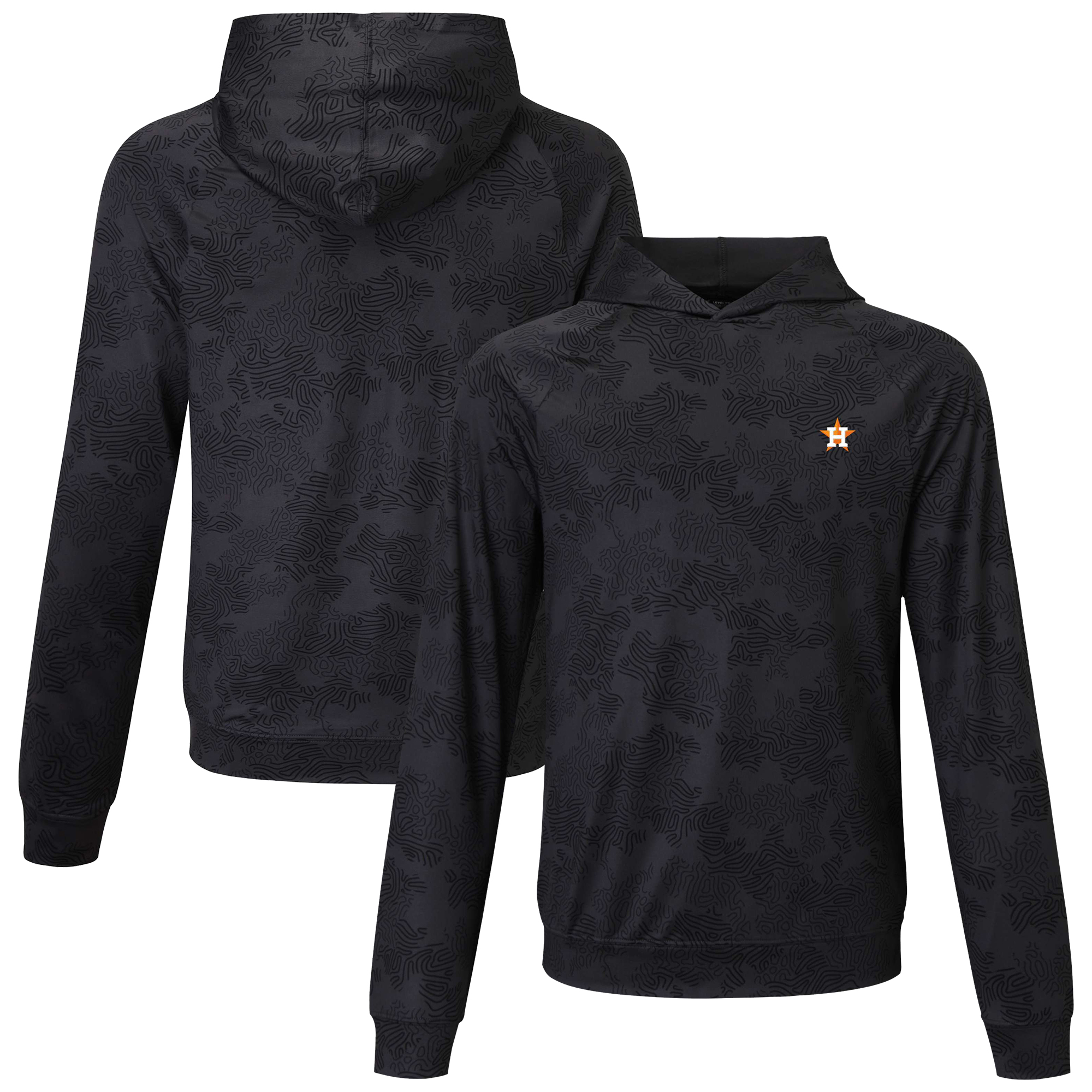 Men’s Levelwear Charcoal Houston Astros Blender Insignia Hoodie Houston Astros Fan Edition