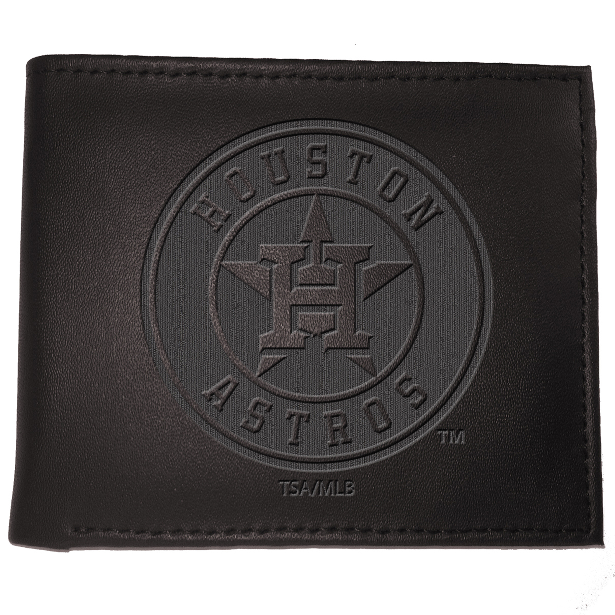 Black Houston Astros Hybrid Bi-Fold Wallet Houston Astros Fan Edition