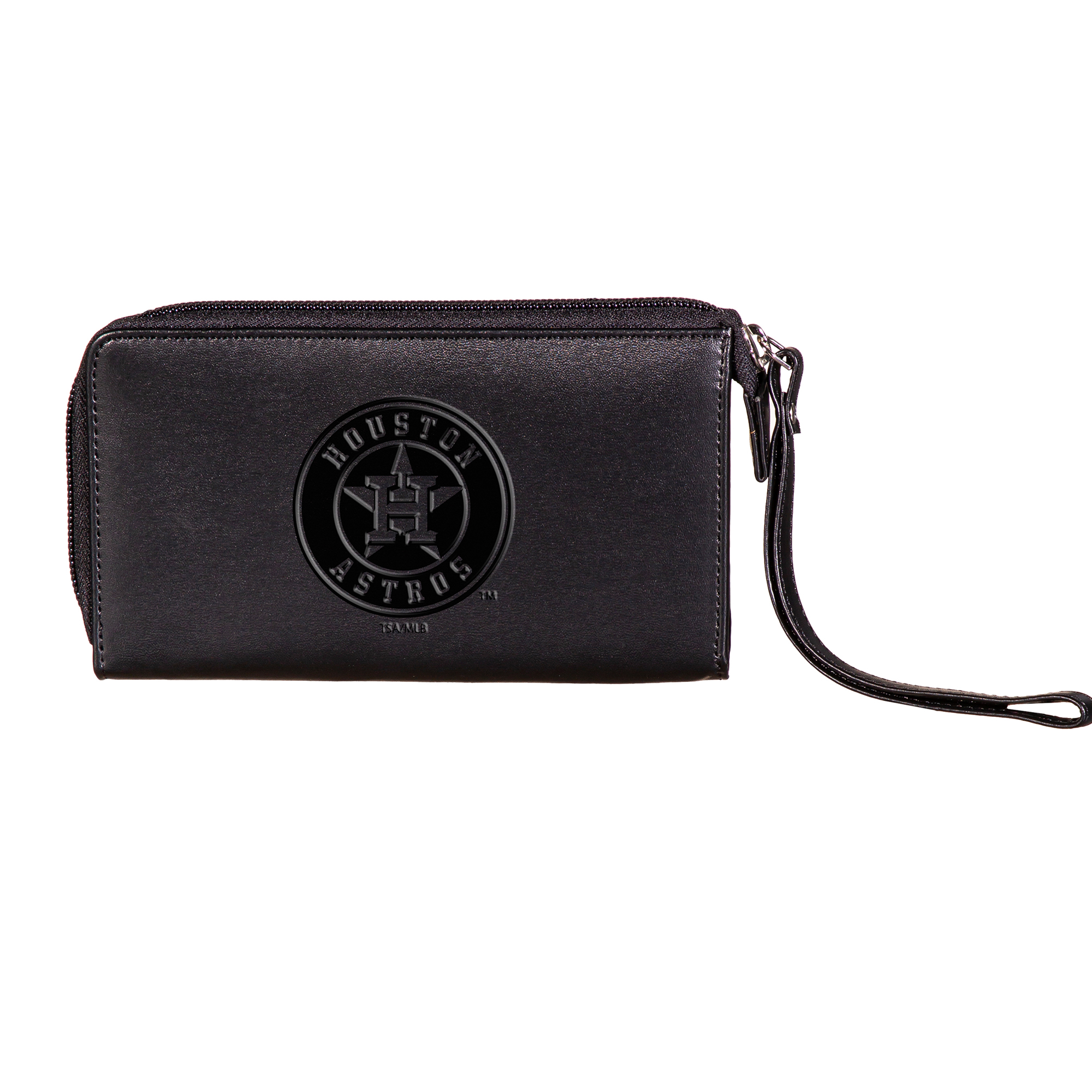 Black Houston Astros Cell Phone Wristlet Wallet Houston Astros Fan Edition