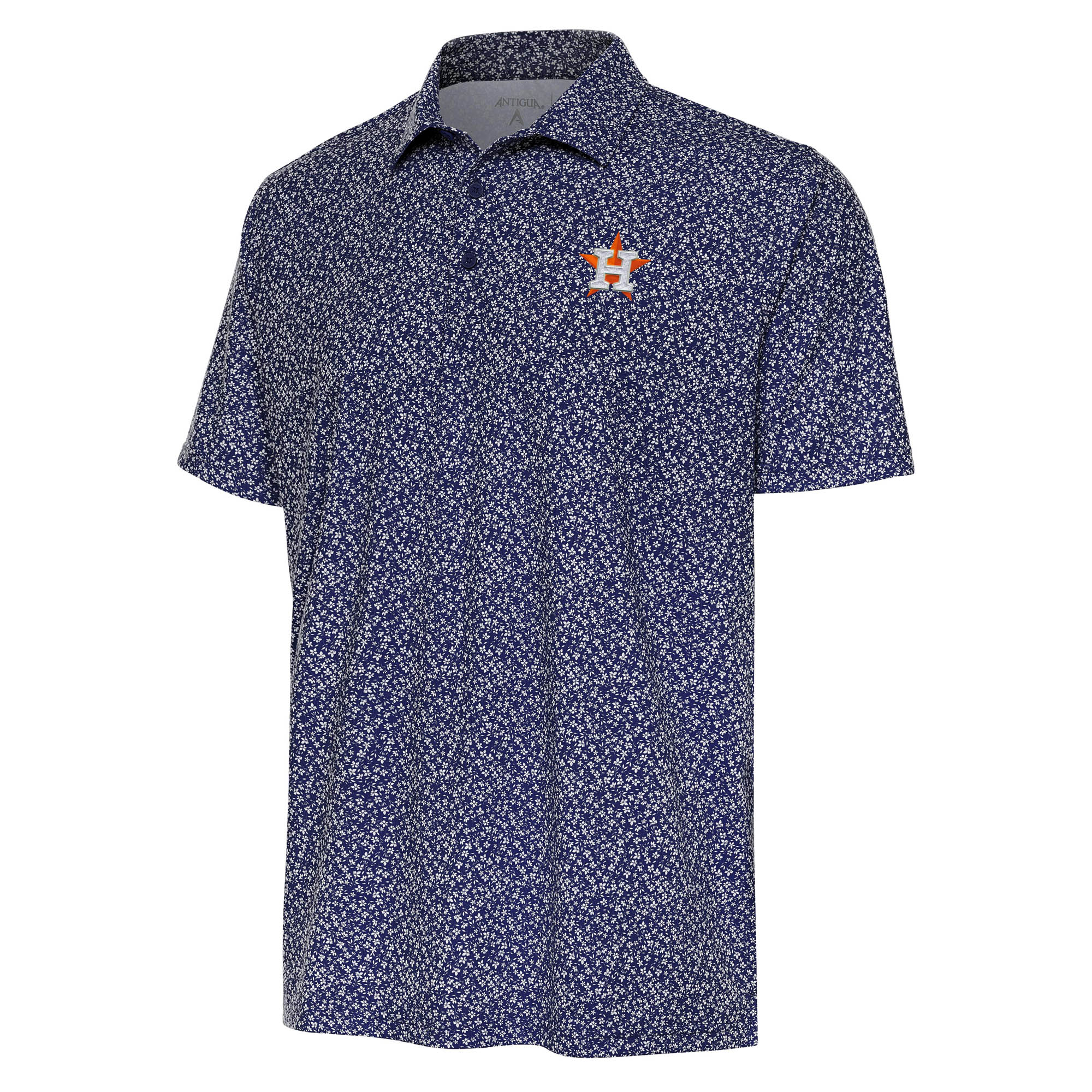 Men’s Antigua Navy Houston Astros Terrace Polo Houston Astros Fan Edition