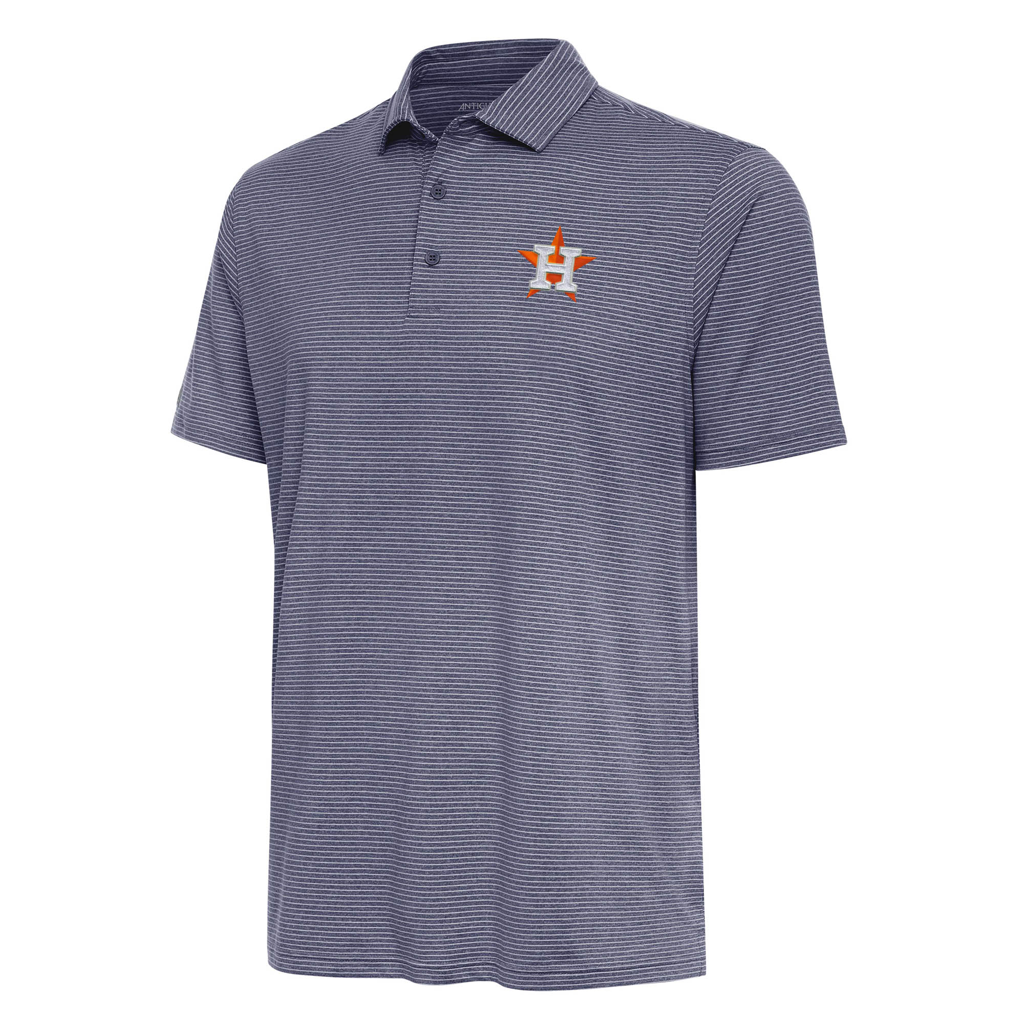 Men’s Antigua  Heather Navy Houston Astros Scheme Polo Houston Astros Fan Edition