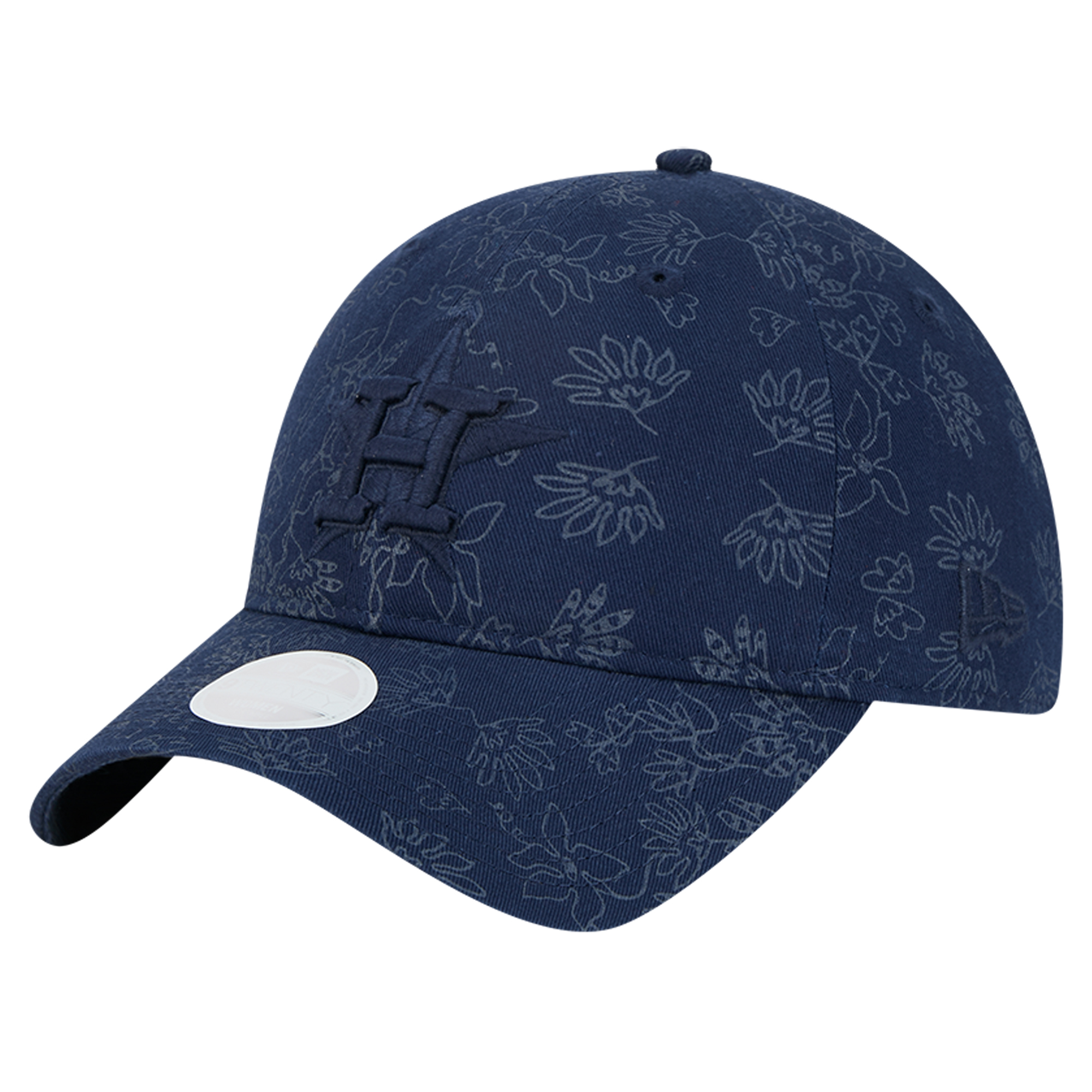 Women’s New Era Navy Houston Astros Tonal Floral 9TWENTY Adjustable Hat Houston Astros Fan Edition