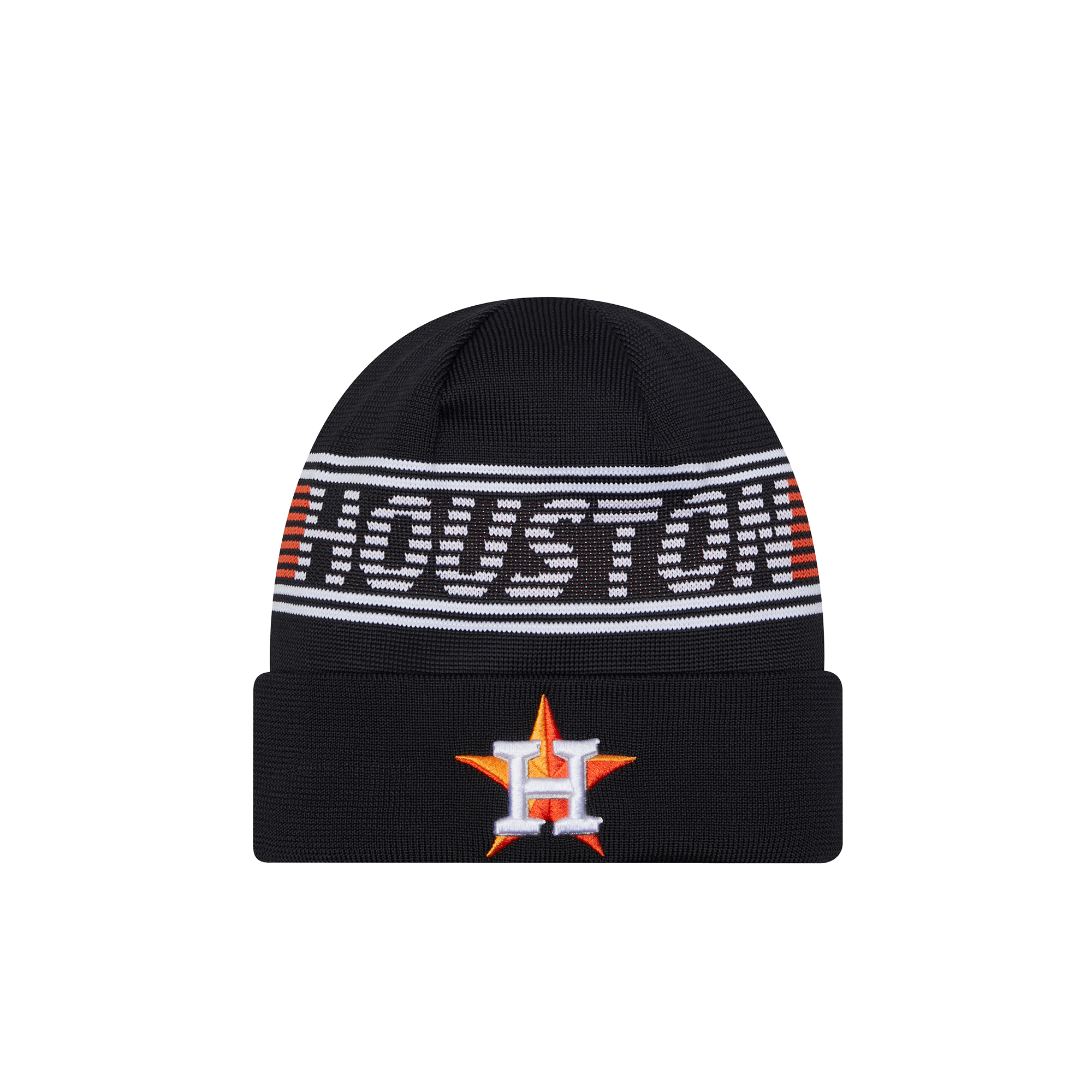 Men’s New Era  Navy Houston Astros Authentic Collection Cuffed Knit Hat Houston Astros Fan Edition