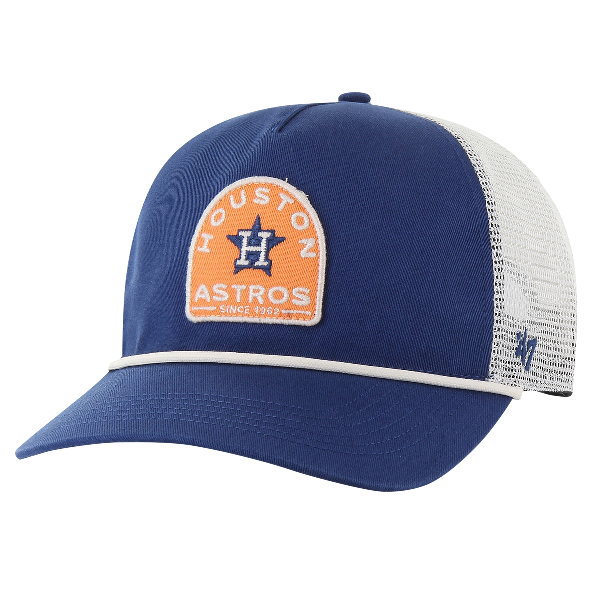 Men’s ’47 Navy Houston Astros Cypress Trucker Hitch Adjustable Hat Houston Astros Fan Edition