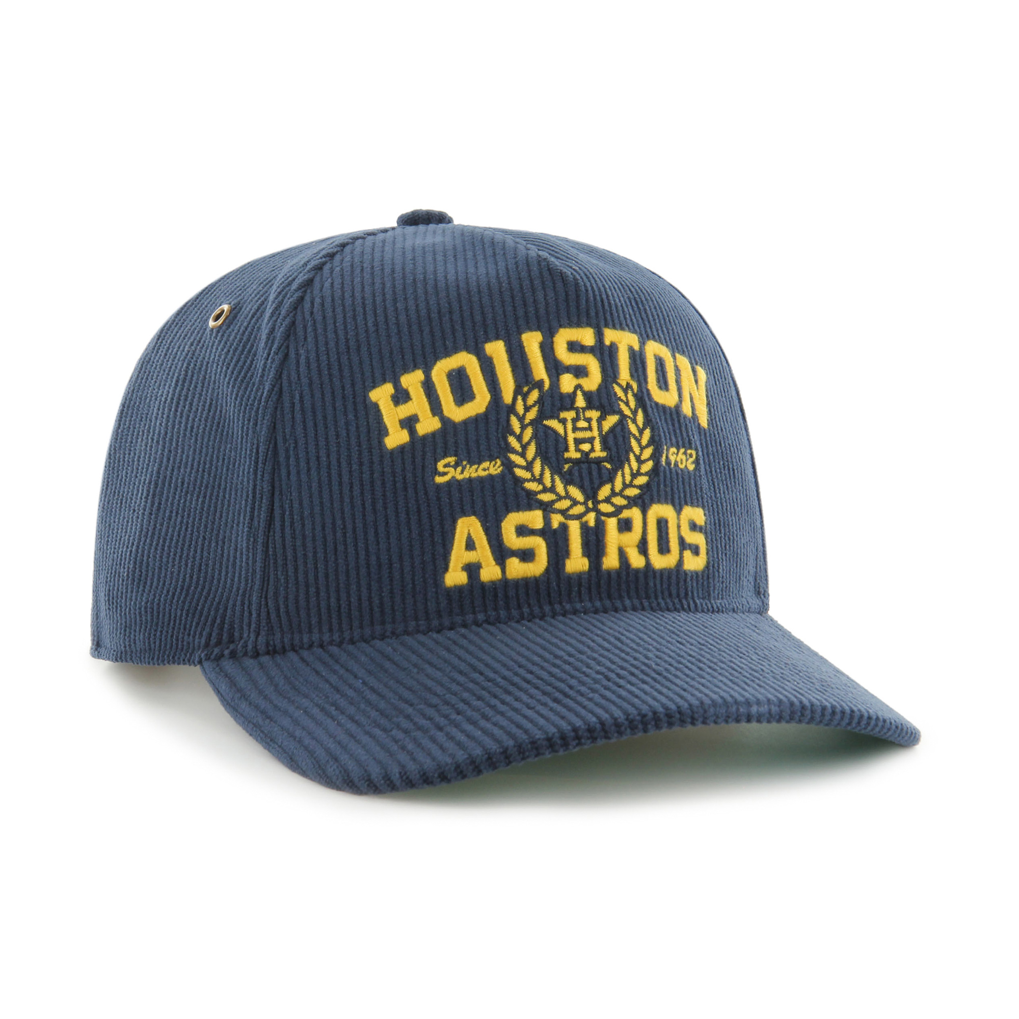 Men’s ’47 Navy Houston Astros Laurus Corduroy Hitch Snapback Hat Houston Astros Fan Edition