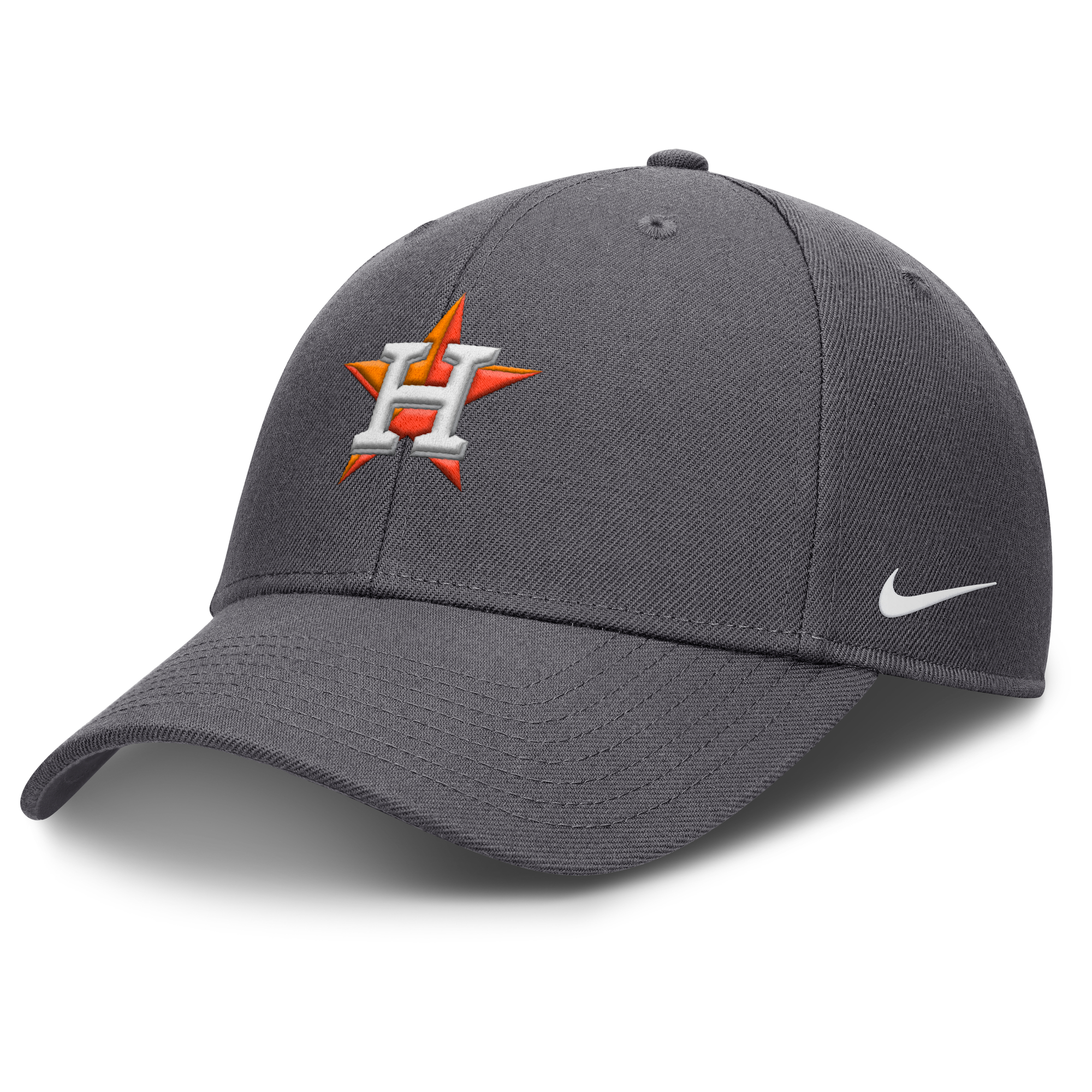 Men’s Nike Gray Houston Astros Club Performance Adjustable Hat Houston Astros Fan Edition