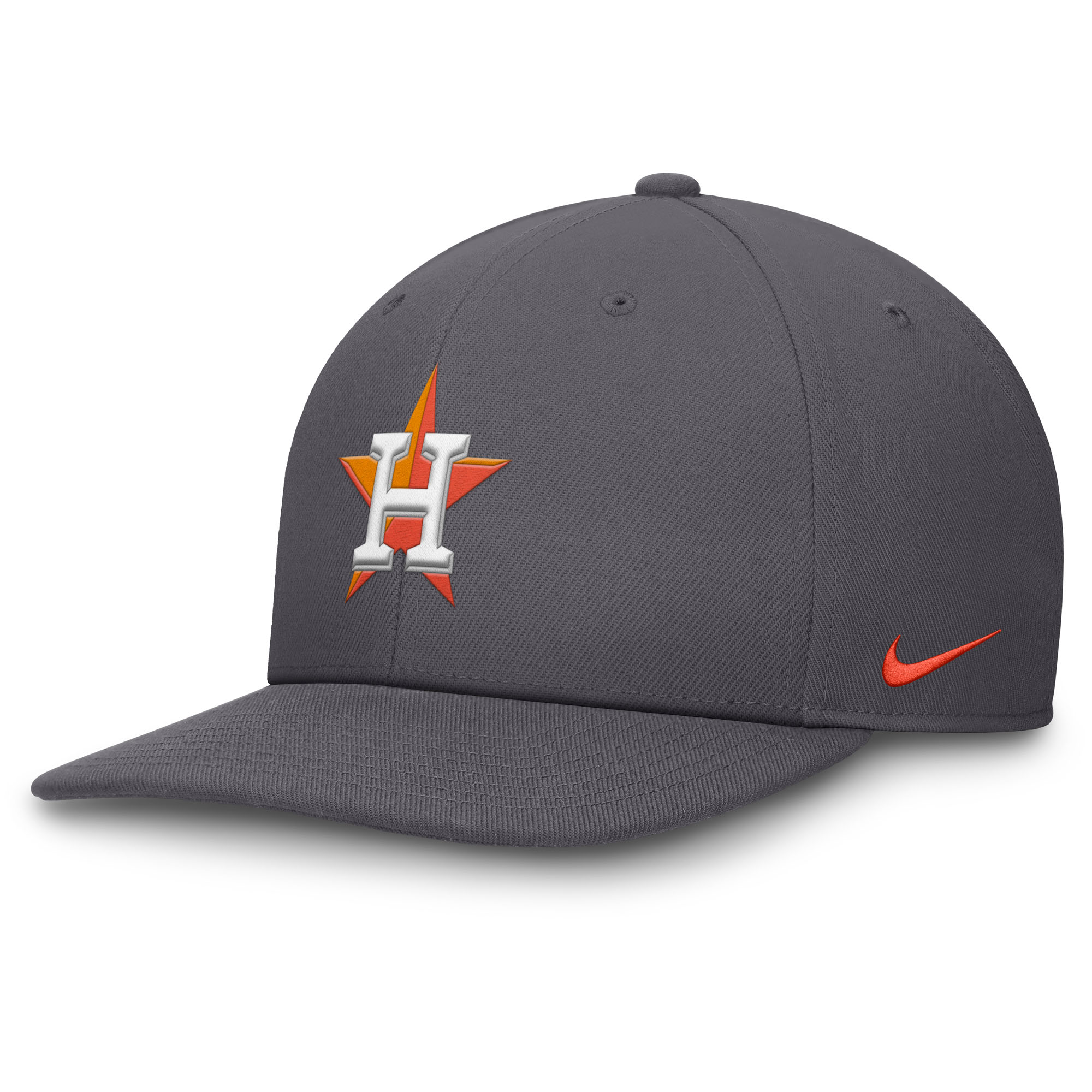 Men’s Nike Gray Houston Astros Pro Performance Snapback Hat Houston Astros Fan Edition