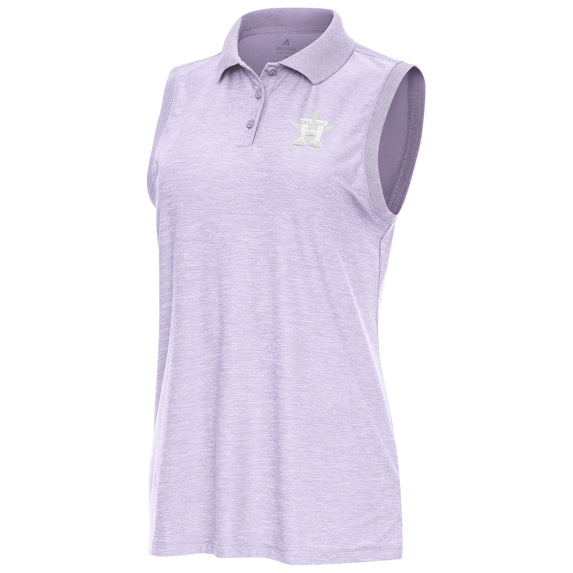 Women’s Antigua Lavender Houston Astros Recap Sleeveless Polo Houston Astros Fan Edition