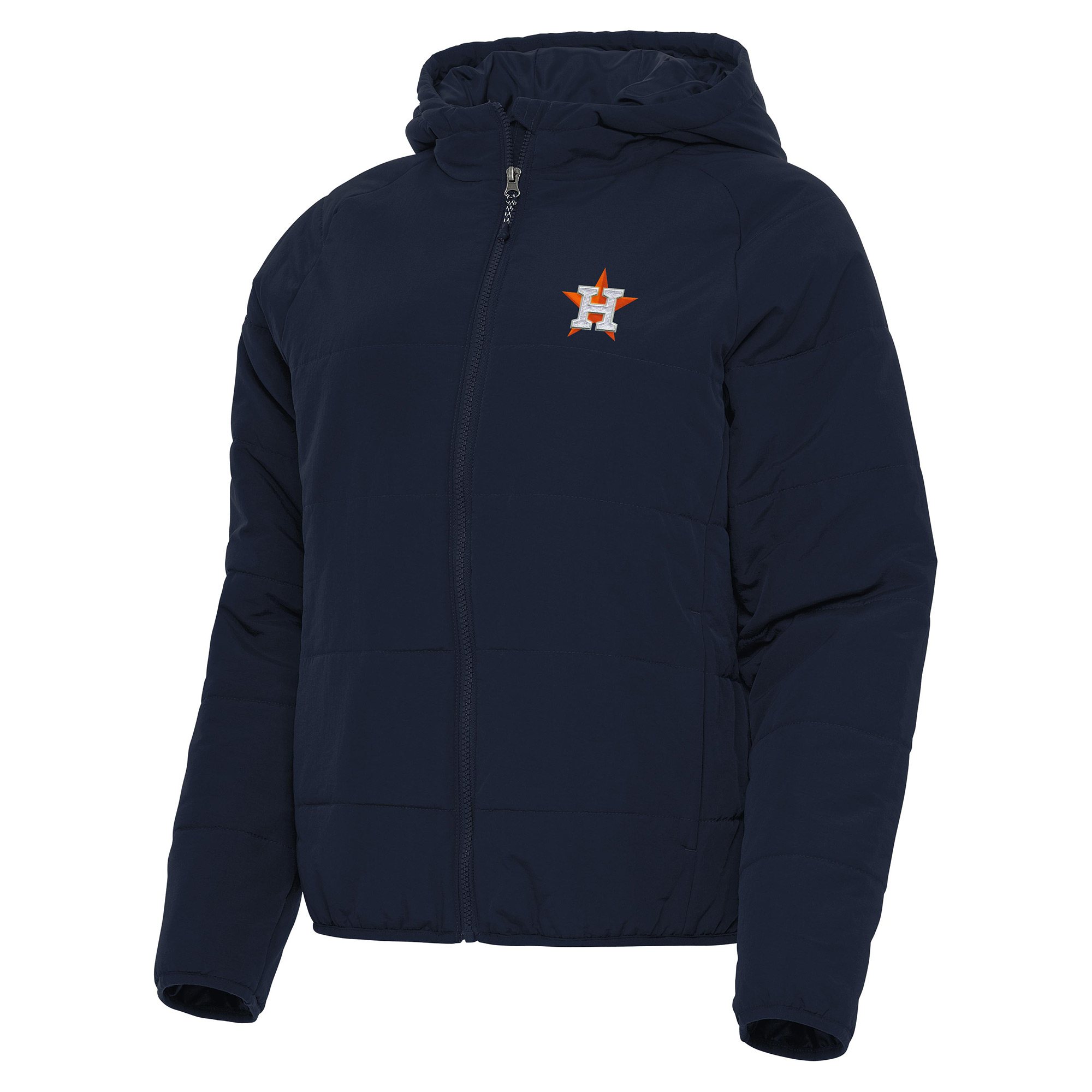 Women’s Antigua Navy Houston Astros Universe Full-Zip Hoodie Jacket Houston Astros Fan Edition