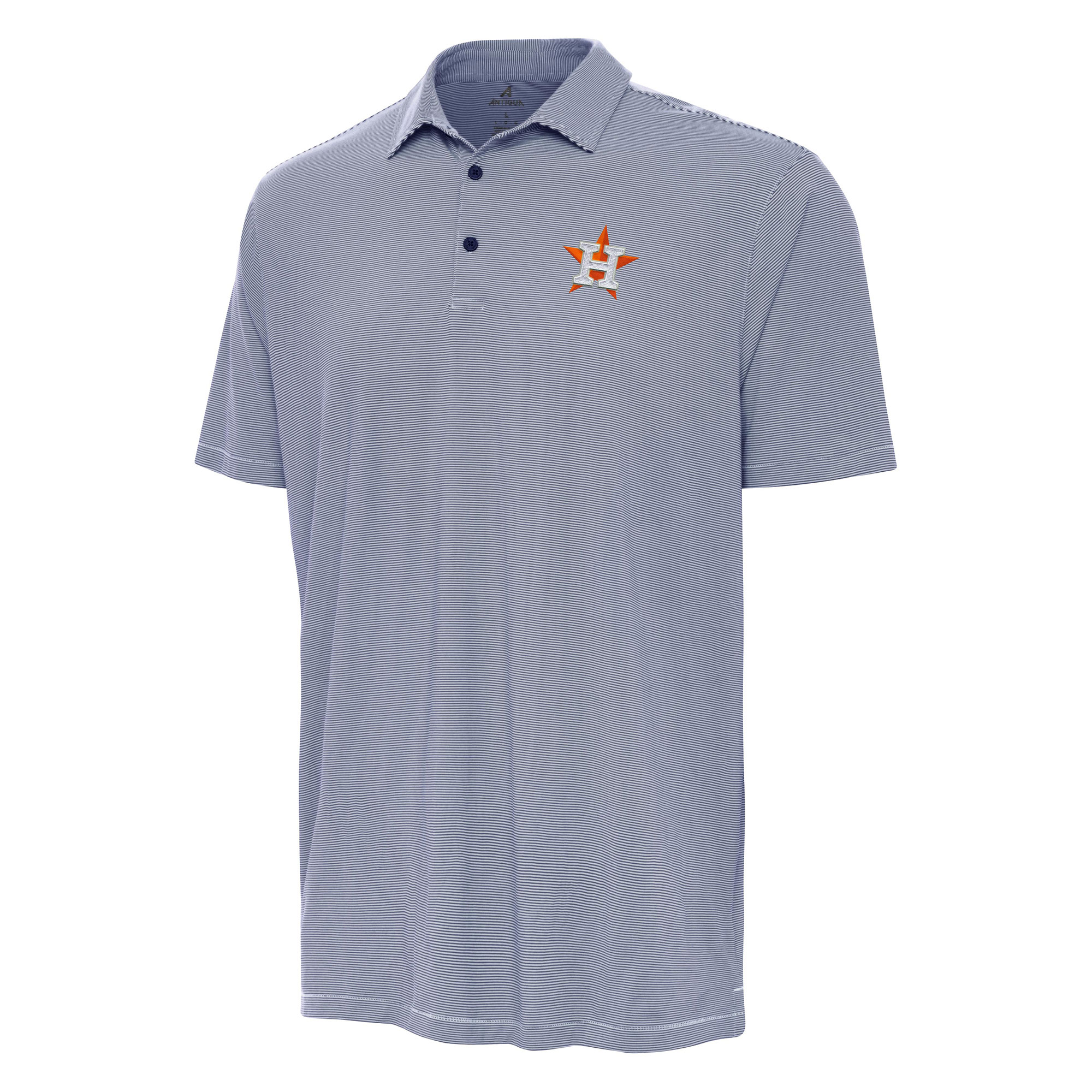 Men’s Antigua Navy/White Houston Astros Twine Polo Houston Astros Fan Edition