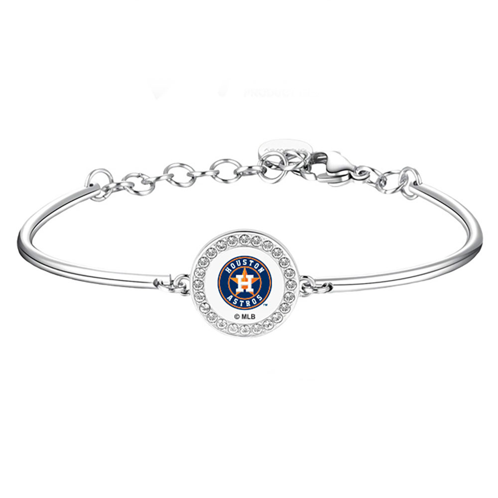 Brosway Silver Houston Astros Team Bracelet Houston Astros Fan Edition
