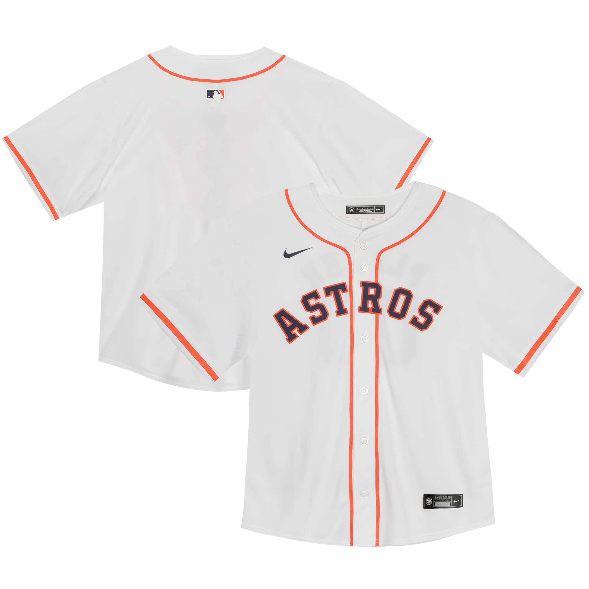 Toddler Nike  White Houston Astros Home Game Jersey Houston Astros Fan Edition