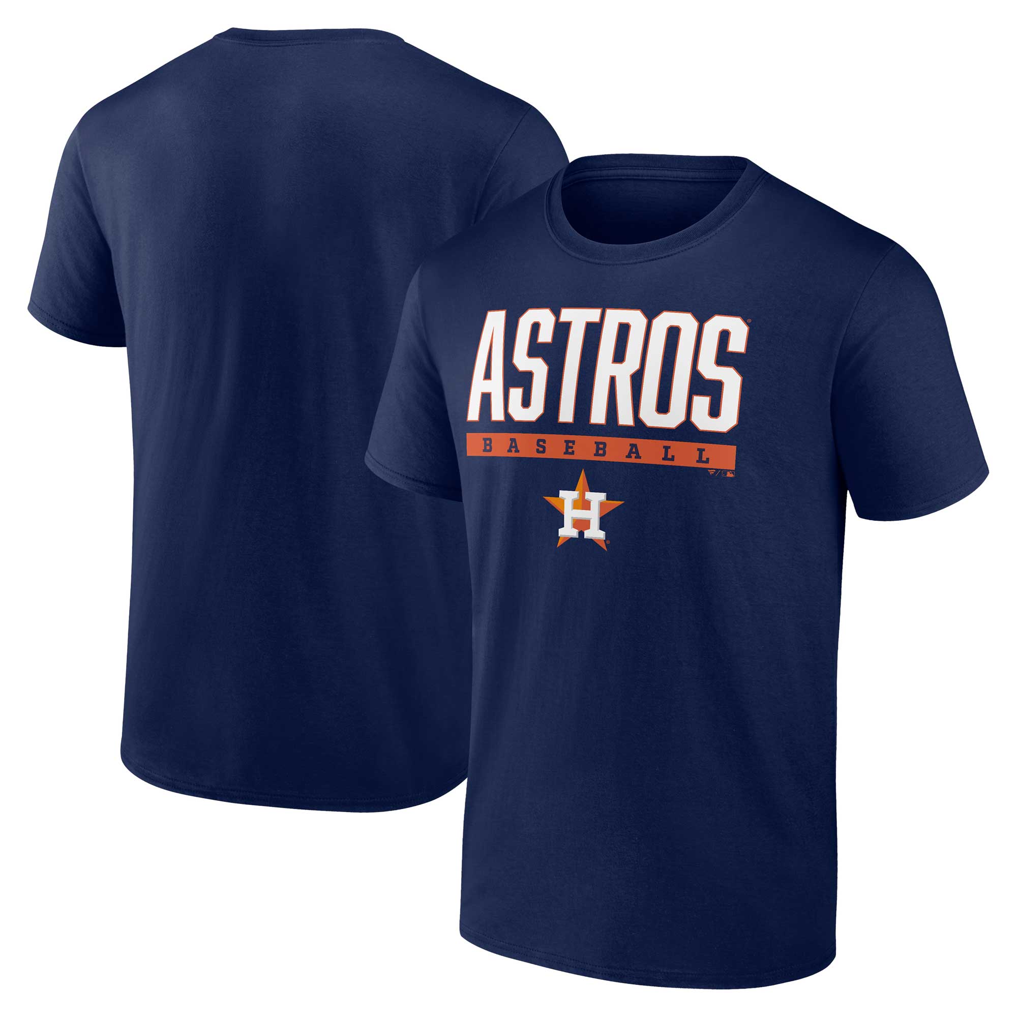 Men’s Fanatics Navy Houston Astros Power Hit T-Shirt Houston Astros Fan Edition